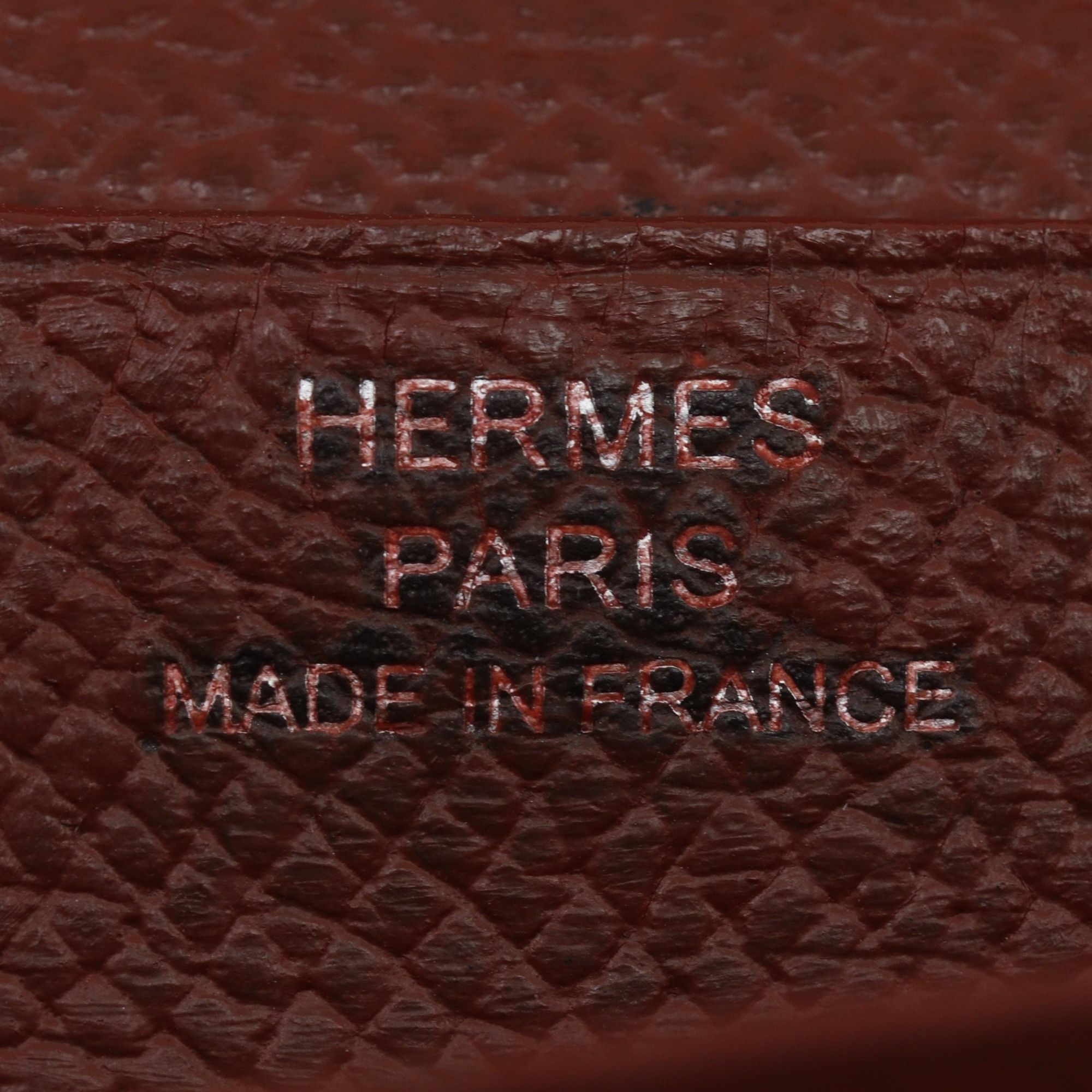 Hermes Hermes Bearn Soufflé Long Wallet, Bicolor, Veau Epsom Leather, 2009 Model, Brown/Silver Hardware, Size M, Belt Buckle, Unisex Size ONE SIZE - 15 Thumbnail