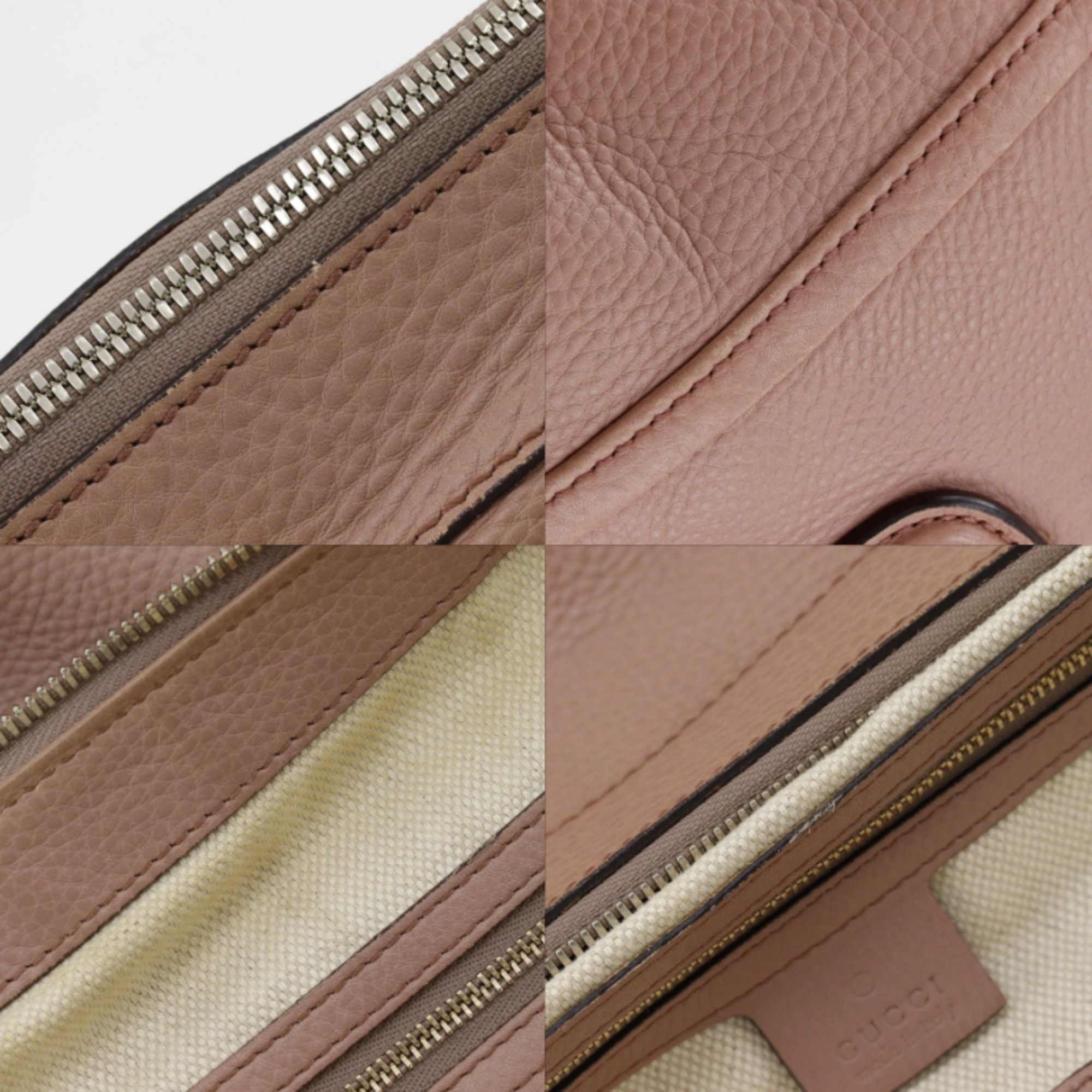 Gucci Gucci Soho Tote Bag, GG Pattern, Tassel, 282307, Calfskin, Pink, A4 Size, Women's. Size ONE SIZE - 16 Thumbnail