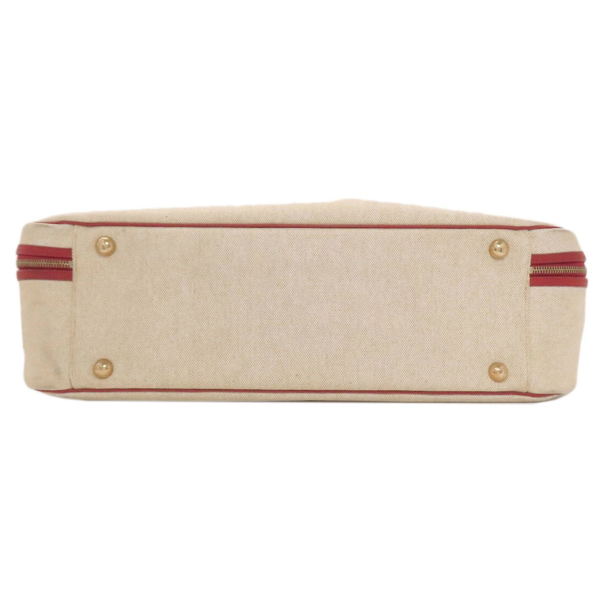 Hermes Hermes Victoria 50 Gold Hardware Boston Bag Taurillon Leather/Toile H Women's HERMES Size ONE SIZE - 4 Thumbnail