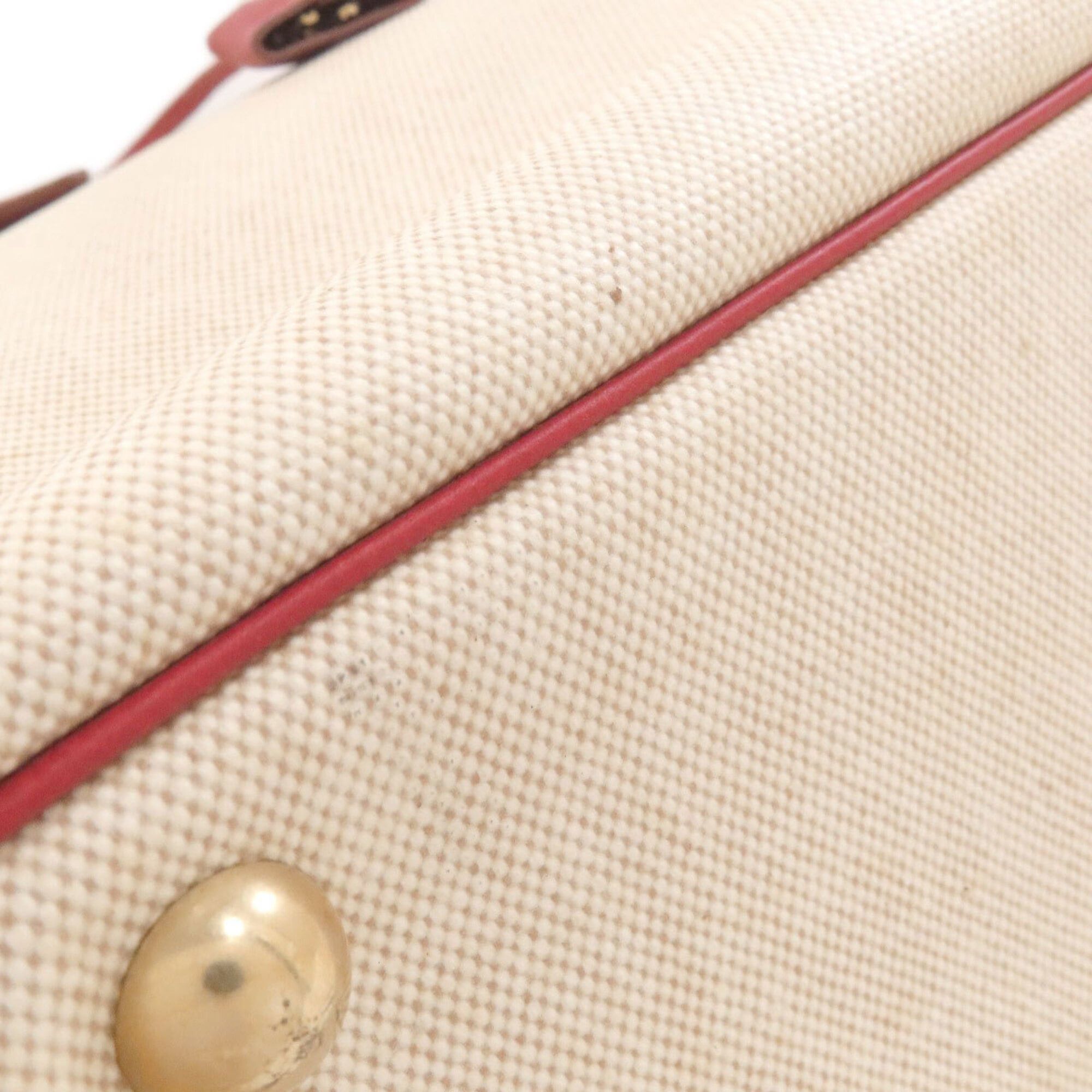 Hermes Hermes Victoria 50 Gold Hardware Boston Bag Taurillon Leather/Toile H Women's HERMES Size ONE SIZE - 17 Thumbnail