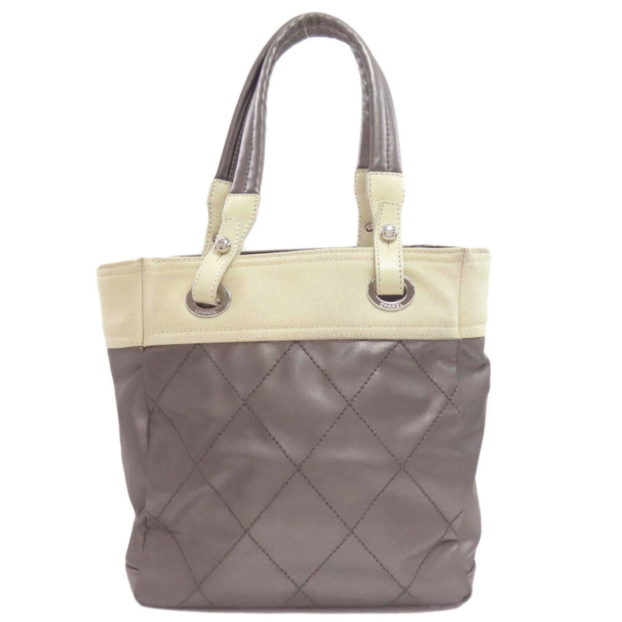 Chanel Chanel Paris Biarritz PM Silver Hardware Handbag Calfskin Women's CHANEL Size ONE SIZE - 2 Thumbnail