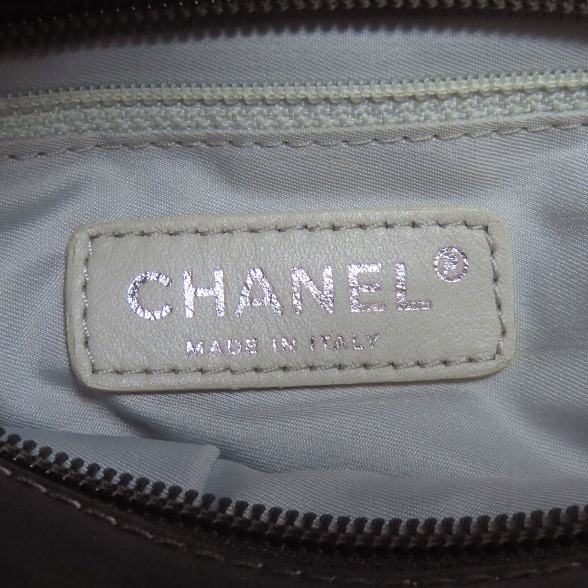 Chanel Chanel Paris Biarritz PM Silver Hardware Handbag Calfskin Women's CHANEL Size ONE SIZE - 6 Thumbnail