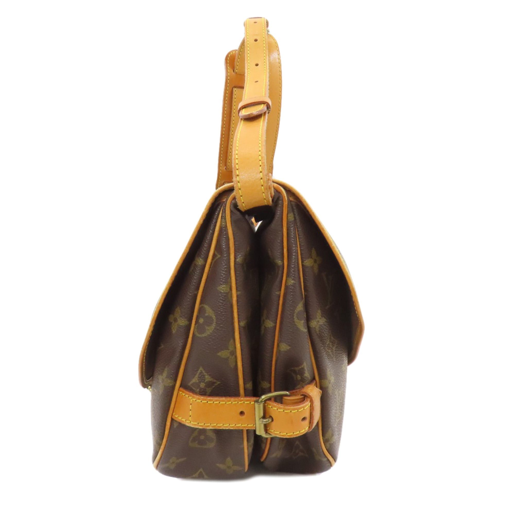Louis Vuitton Louis Vuitton M40710 Saumur MM Shoulder Bag, Monogram Canvas, Women's LOUIS VUITTON Size ONE SIZE - 3 Thumbnail