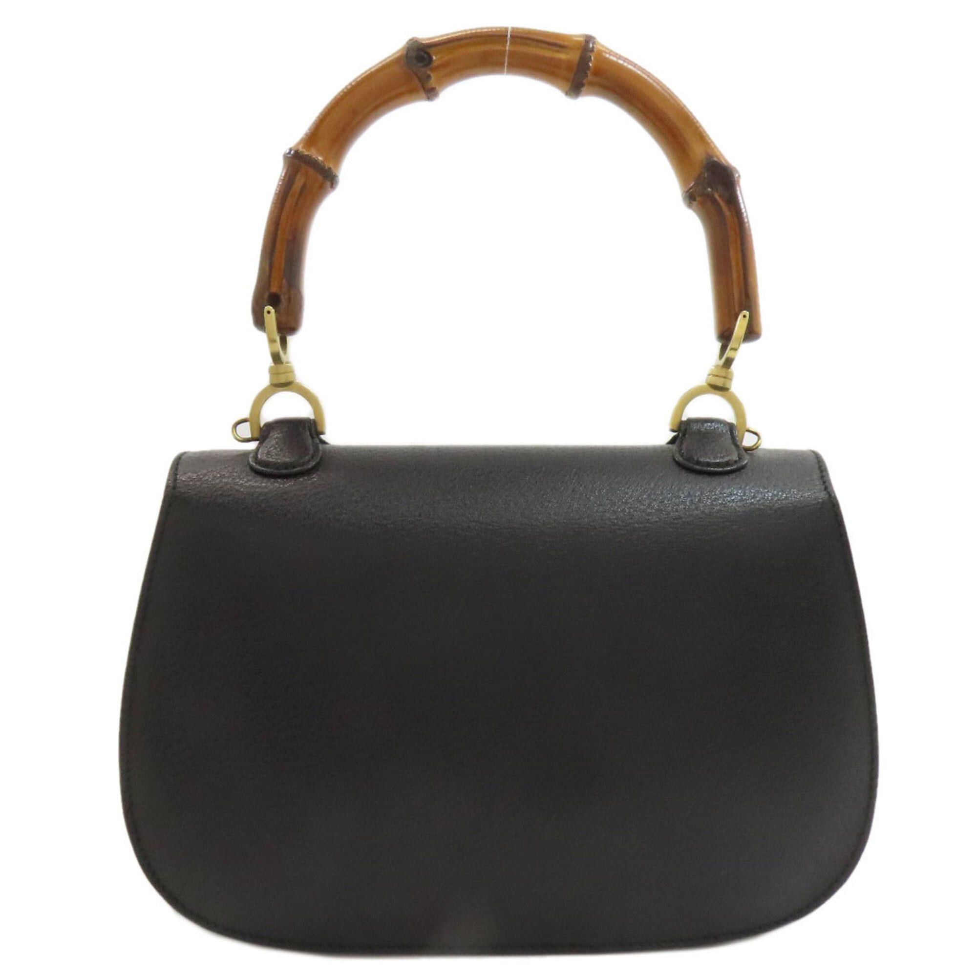 Gucci Gucci 000-2113-0633 Bamboo 2-Way Handbag Calfskin Women's GUCCI Size ONE SIZE - 2 Thumbnail