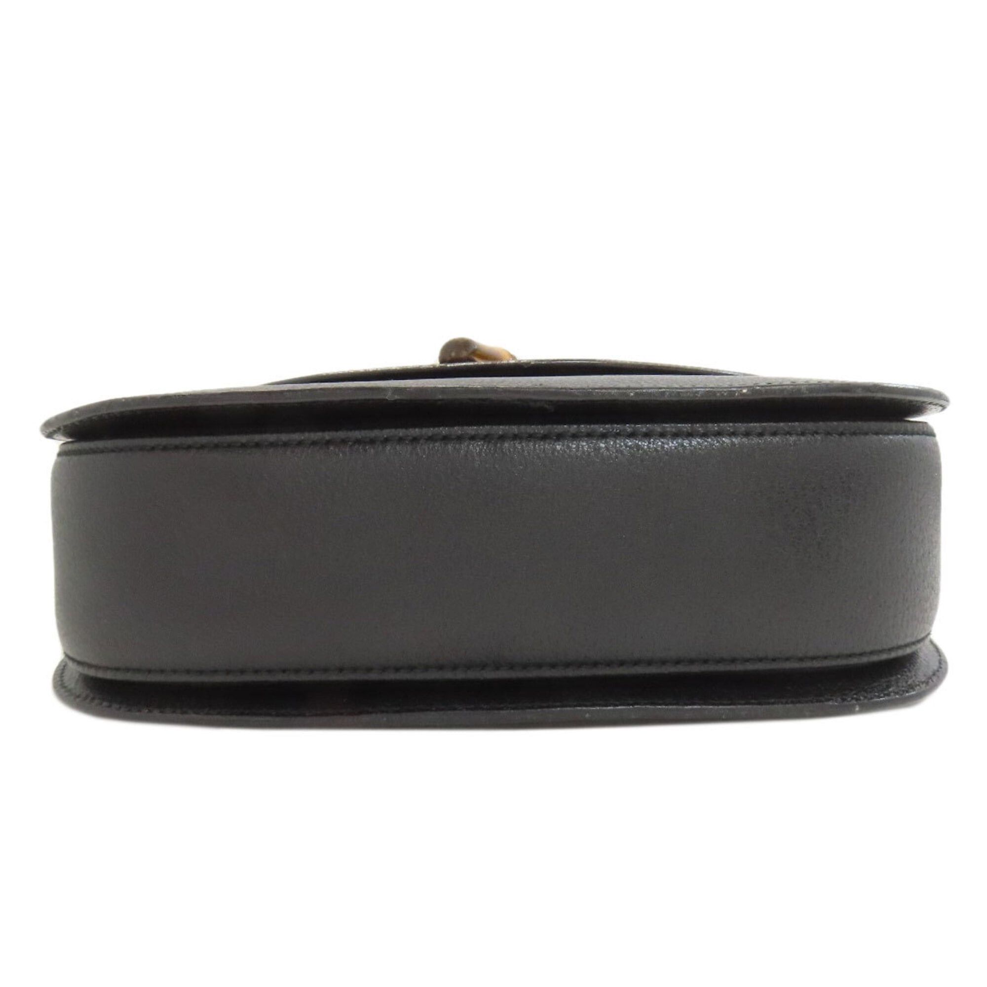 Gucci Gucci 000-2113-0633 Bamboo 2-Way Handbag Calfskin Women's GUCCI Size ONE SIZE - 4 Thumbnail
