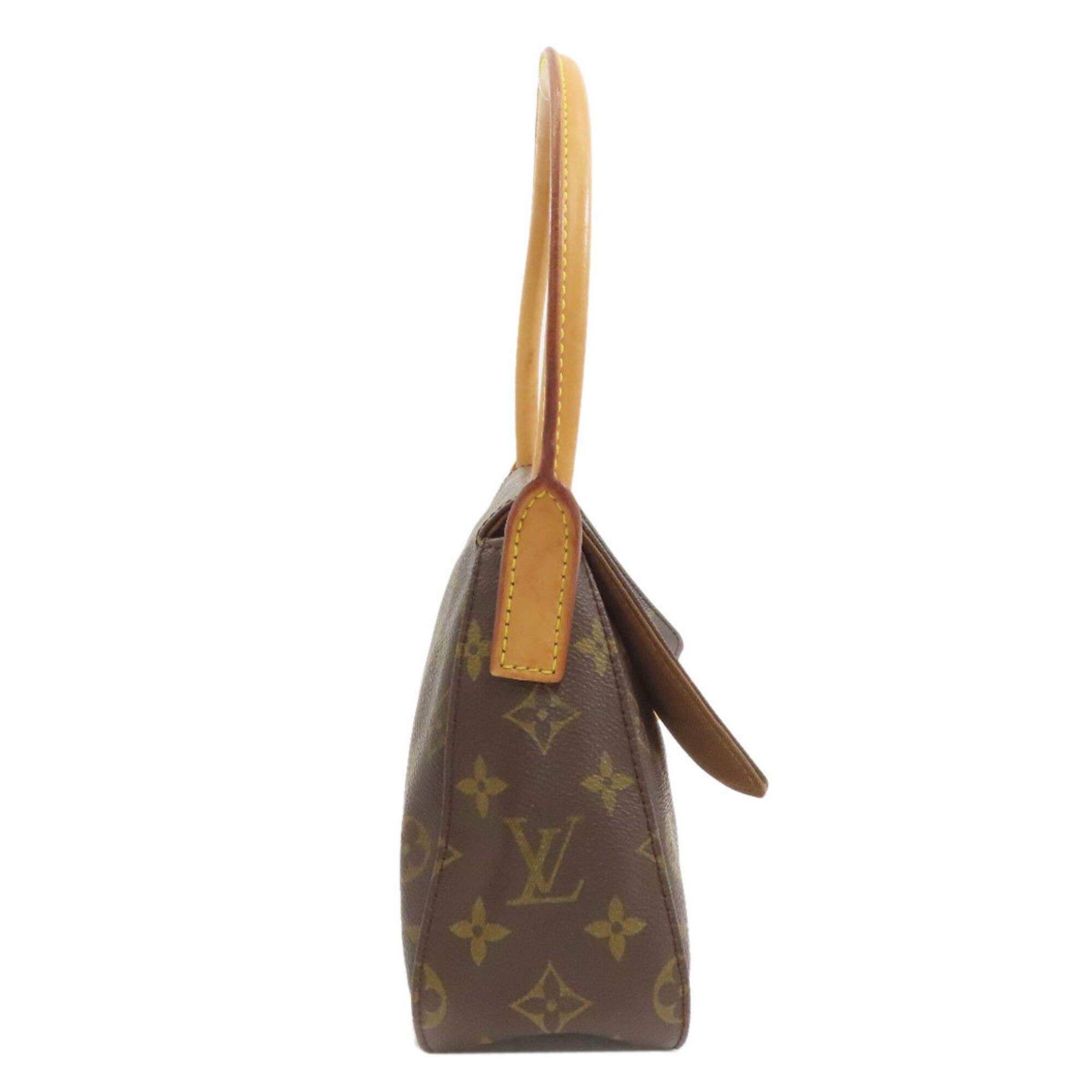 Louis Vuitton Louis Vuitton M51147 Mini Looping Handbag, Monogram Canvas, Women's LOUIS VUITTON Size ONE SIZE - 3 Thumbnail