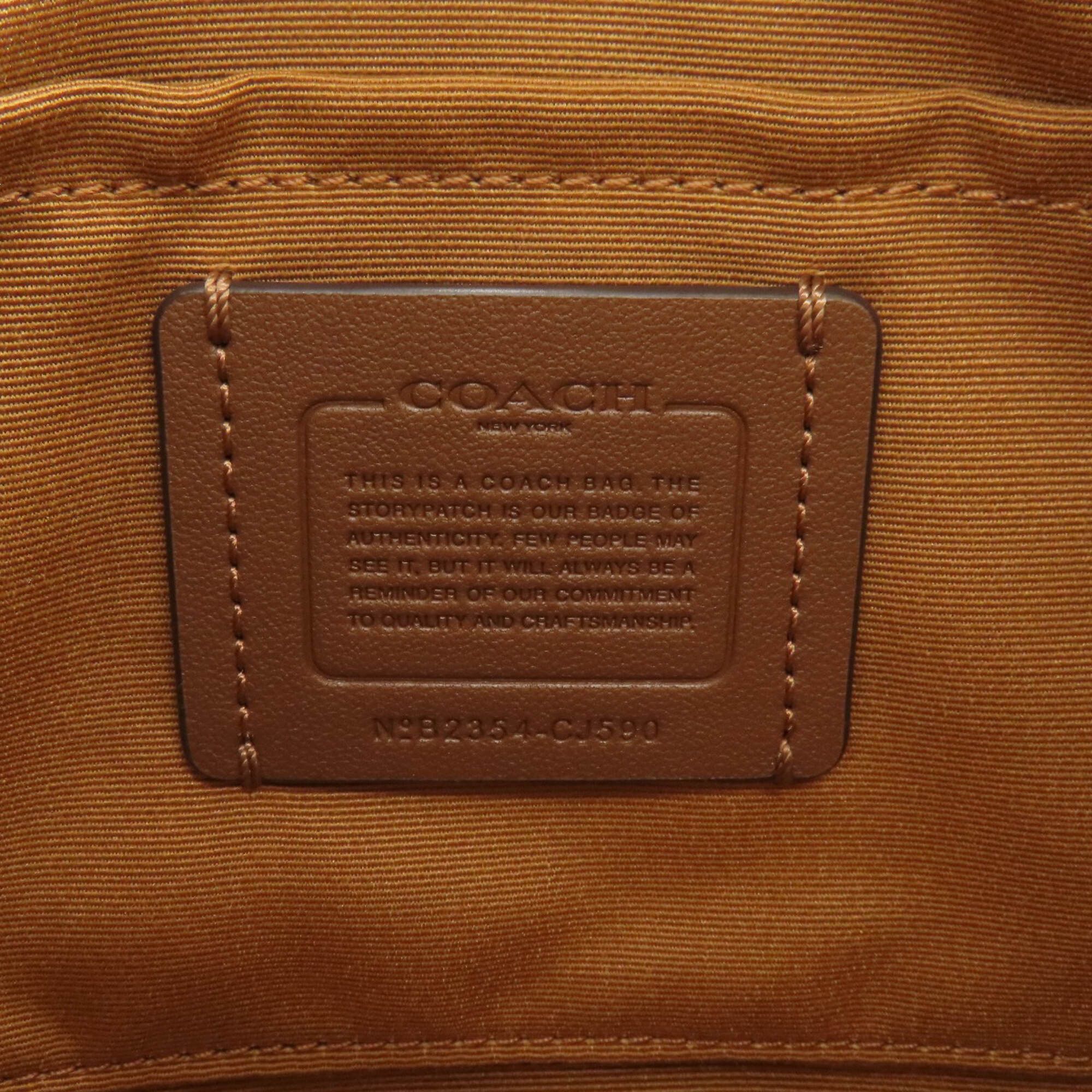 Coach Coach CJ590 Terri Signature 2-Way Handbag Leather Women's COACH Size ONE SIZE - 6 Thumbnail