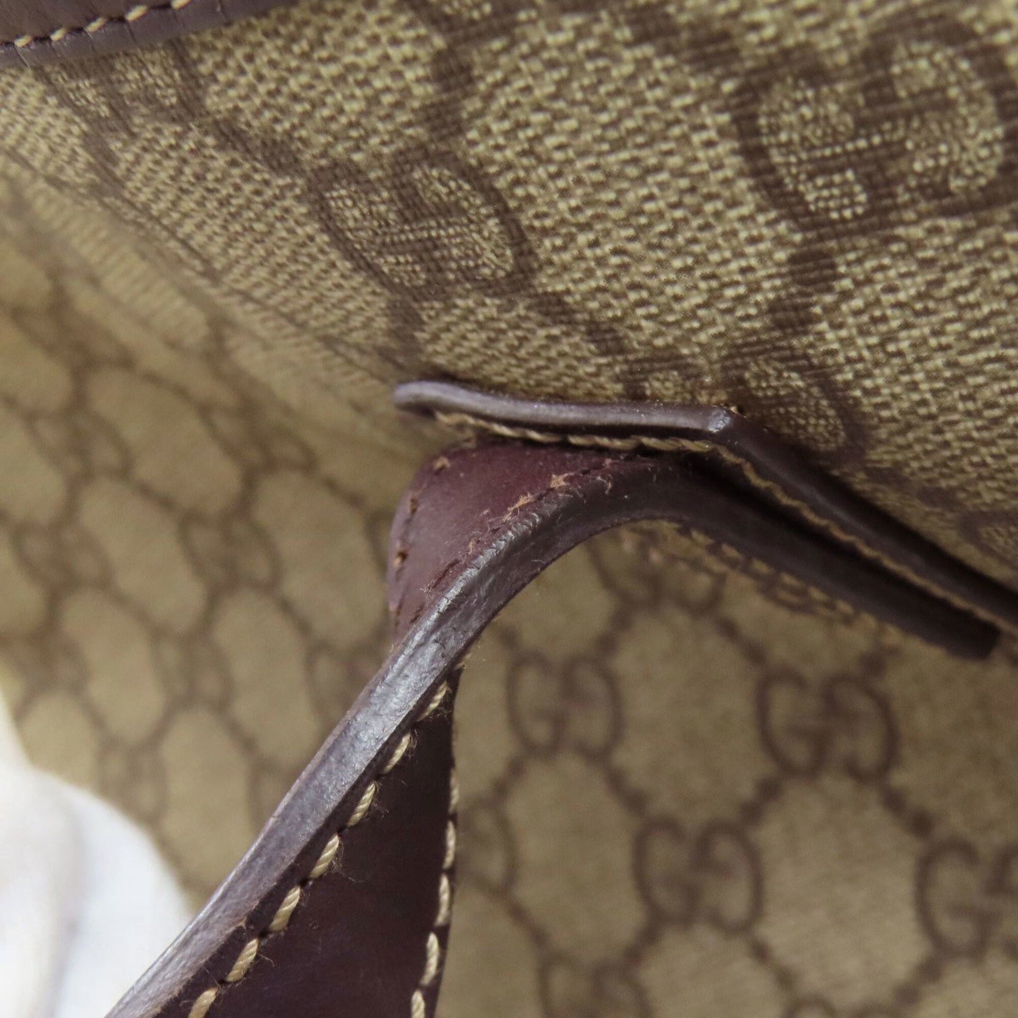 Gucci Gucci 211137 GG Supreme Tote Bag PVC Women's GUCCI Size ONE SIZE - 18 Thumbnail