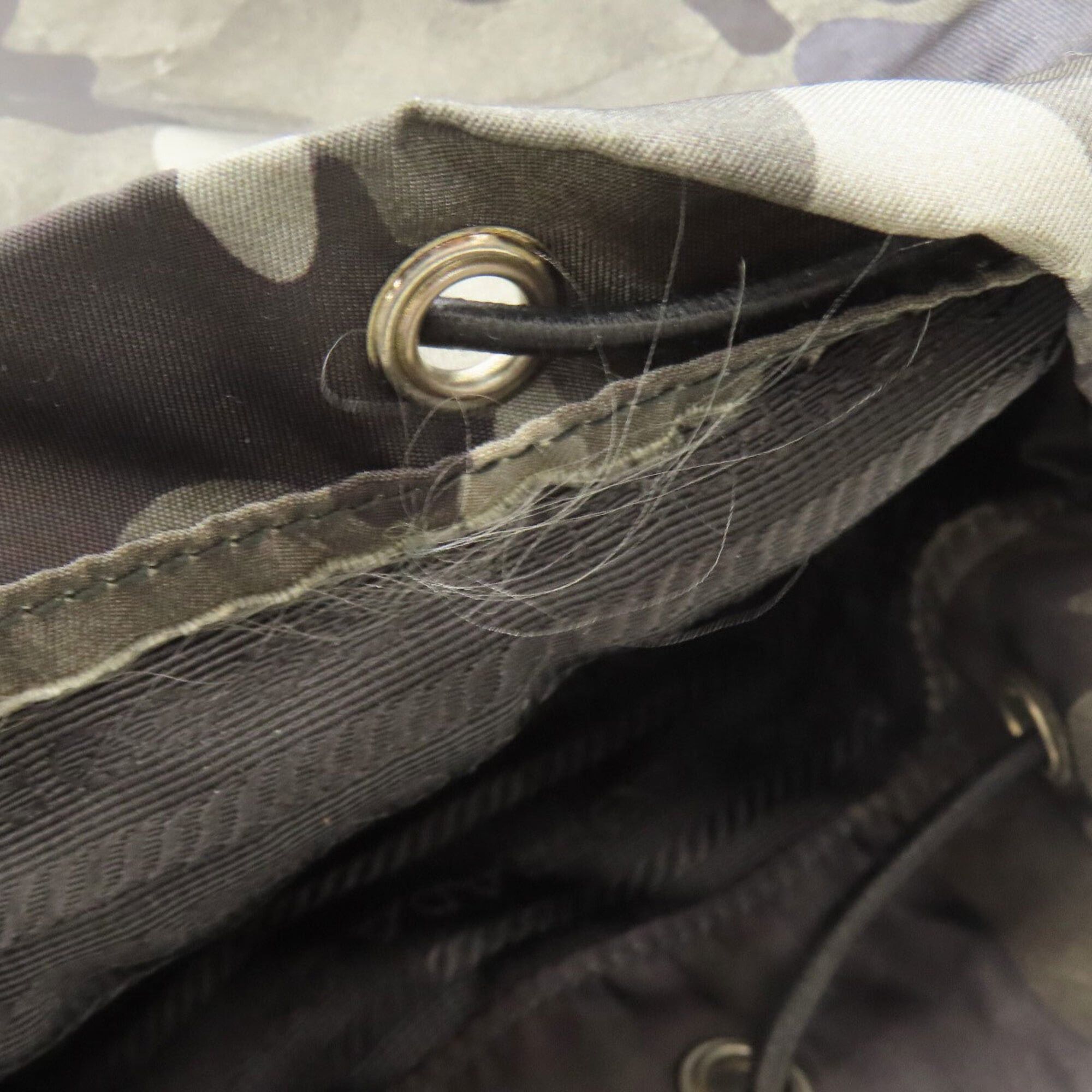 Prada Prada camouflage pattern backpack/daypack, nylon, women's. Size ONE SIZE - 10 Thumbnail