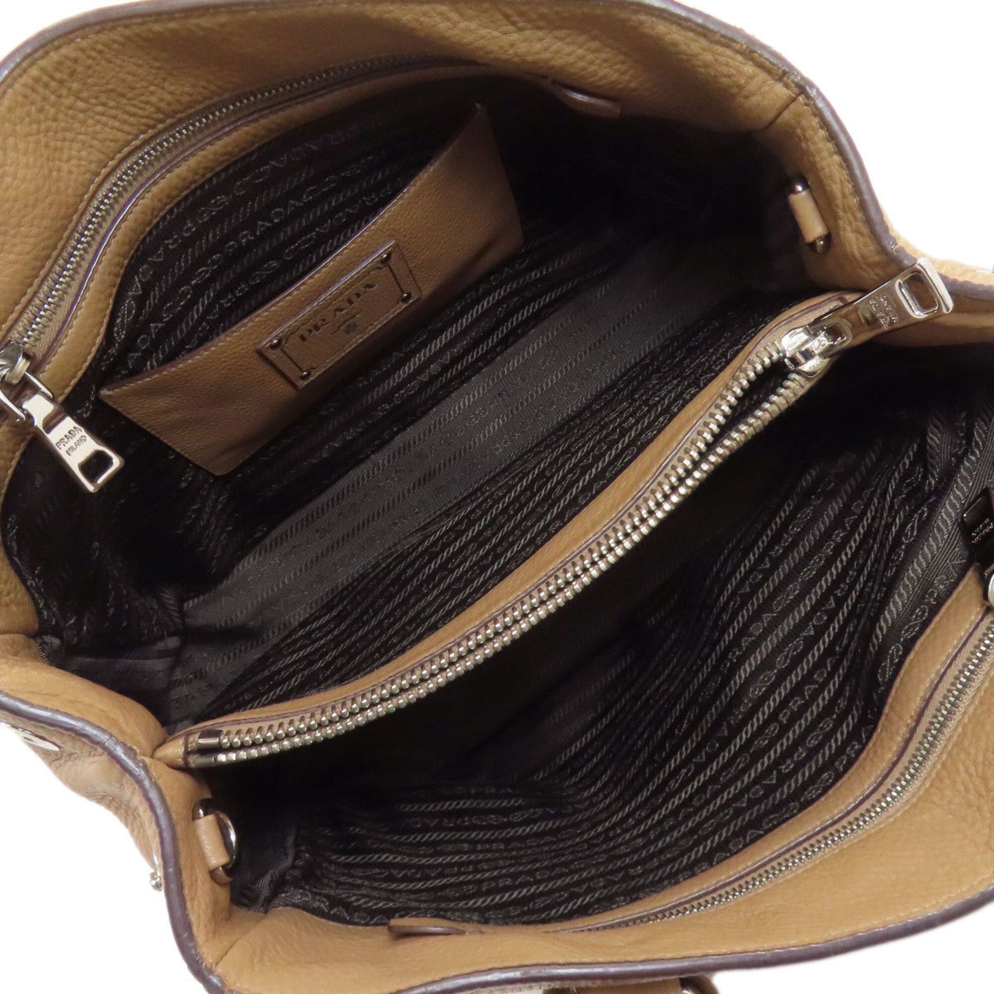 Prada Prada BN2579 2-Way Leather Handbag for Women Size ONE SIZE - 5 Thumbnail