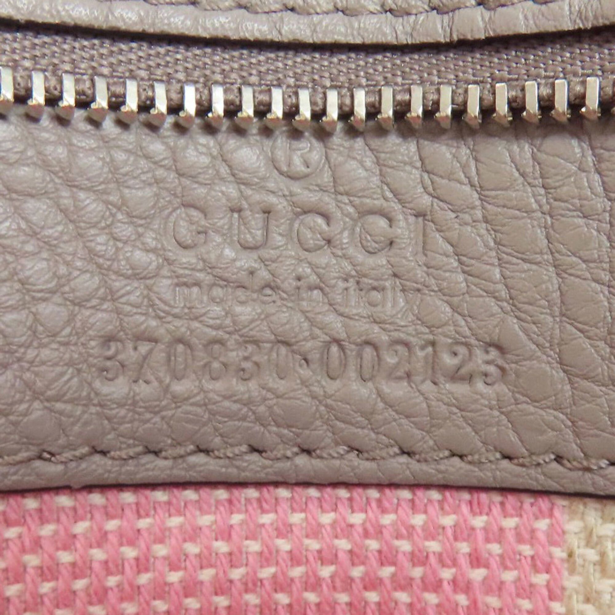 Gucci Gucci 370830 Bamboo Daily 2-Way Handbag Leather Women's GUCCI Size ONE SIZE - 6 Thumbnail