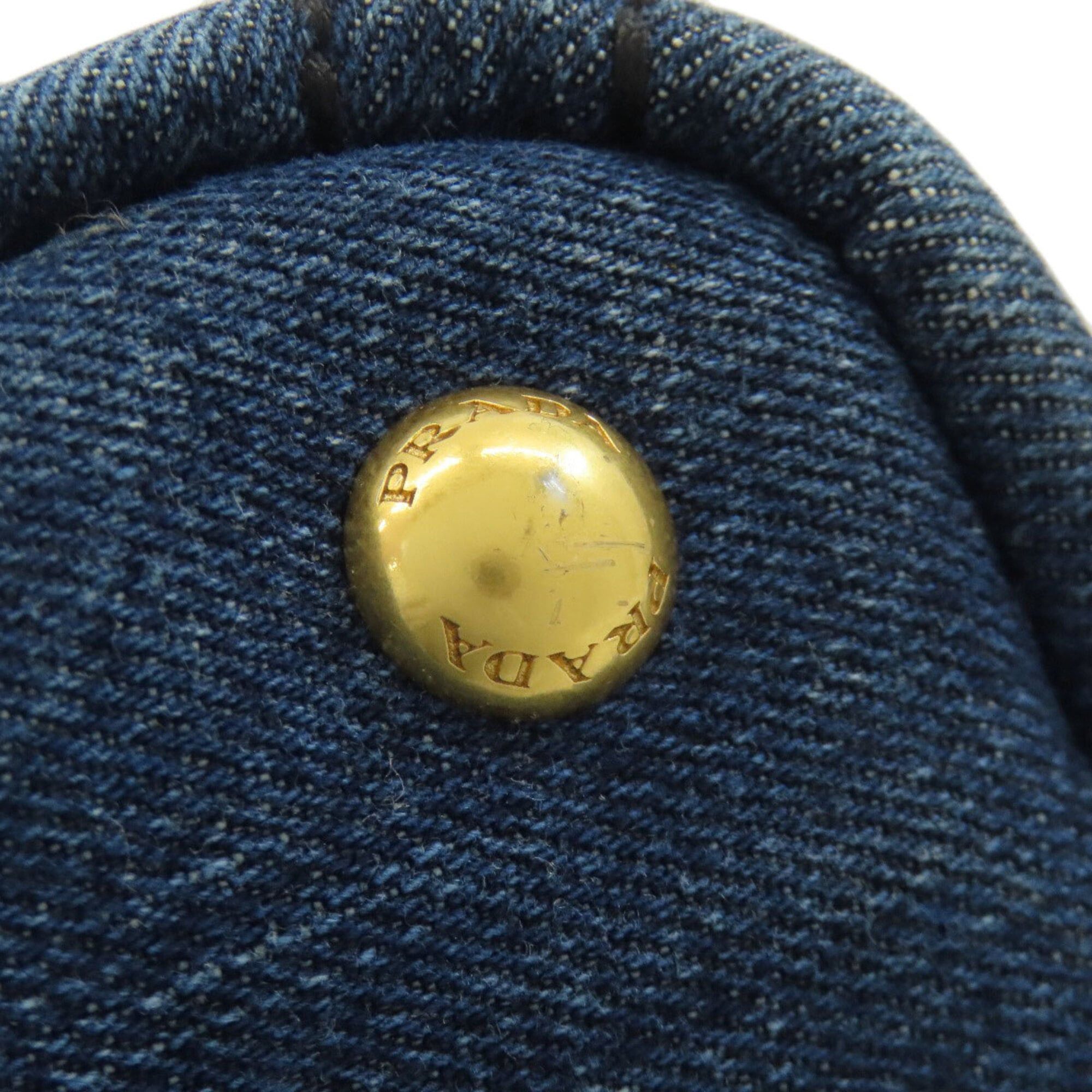 Prada Prada Canapa Tote Bag Denim Women's PRADA Size ONE SIZE - 19 Thumbnail