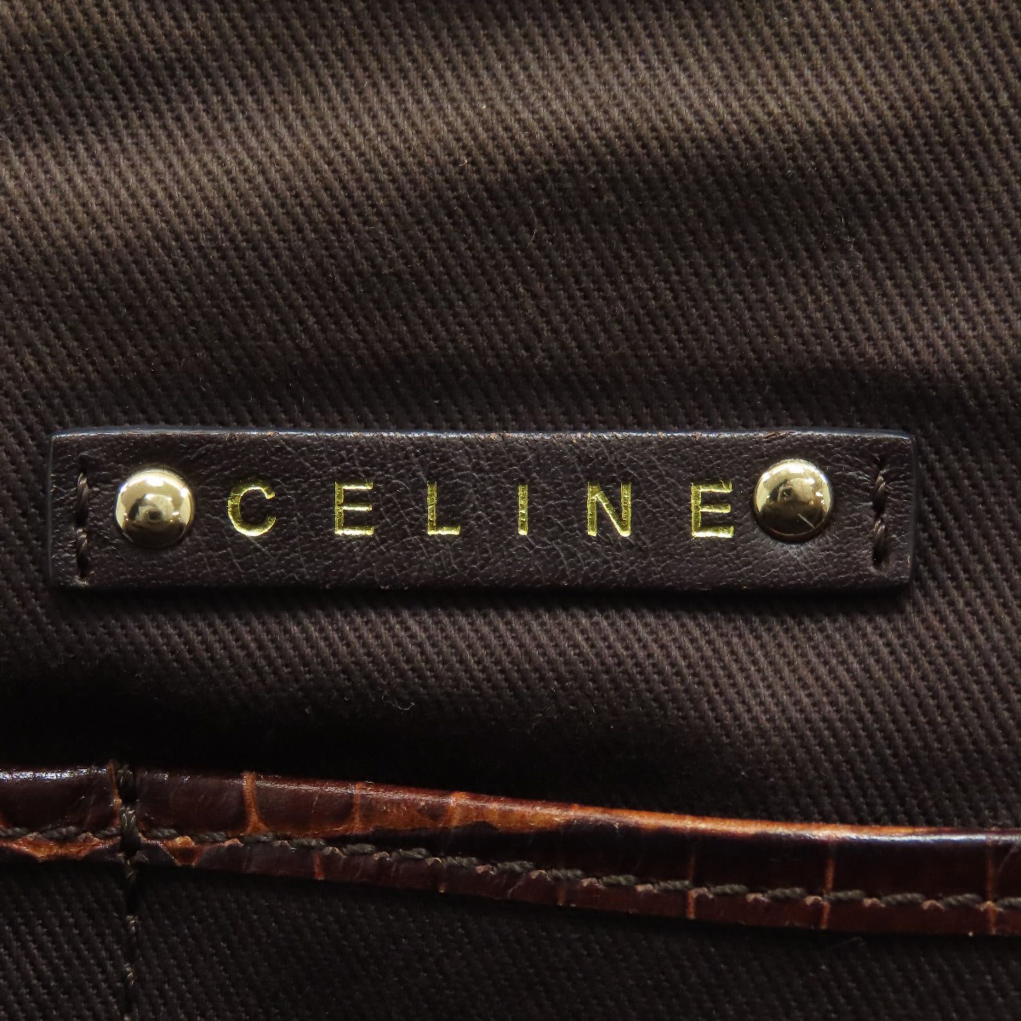 Celine Celine Macadam pattern fringe handbag, canvas, women's. Size ONE SIZE - 6 Thumbnail