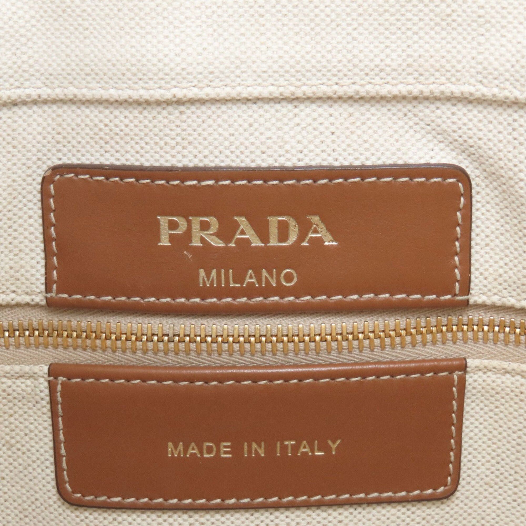 Prada Prada 1BG355 Logo Tote Bag Canvas Women's PRADA Size ONE SIZE - 6 Thumbnail