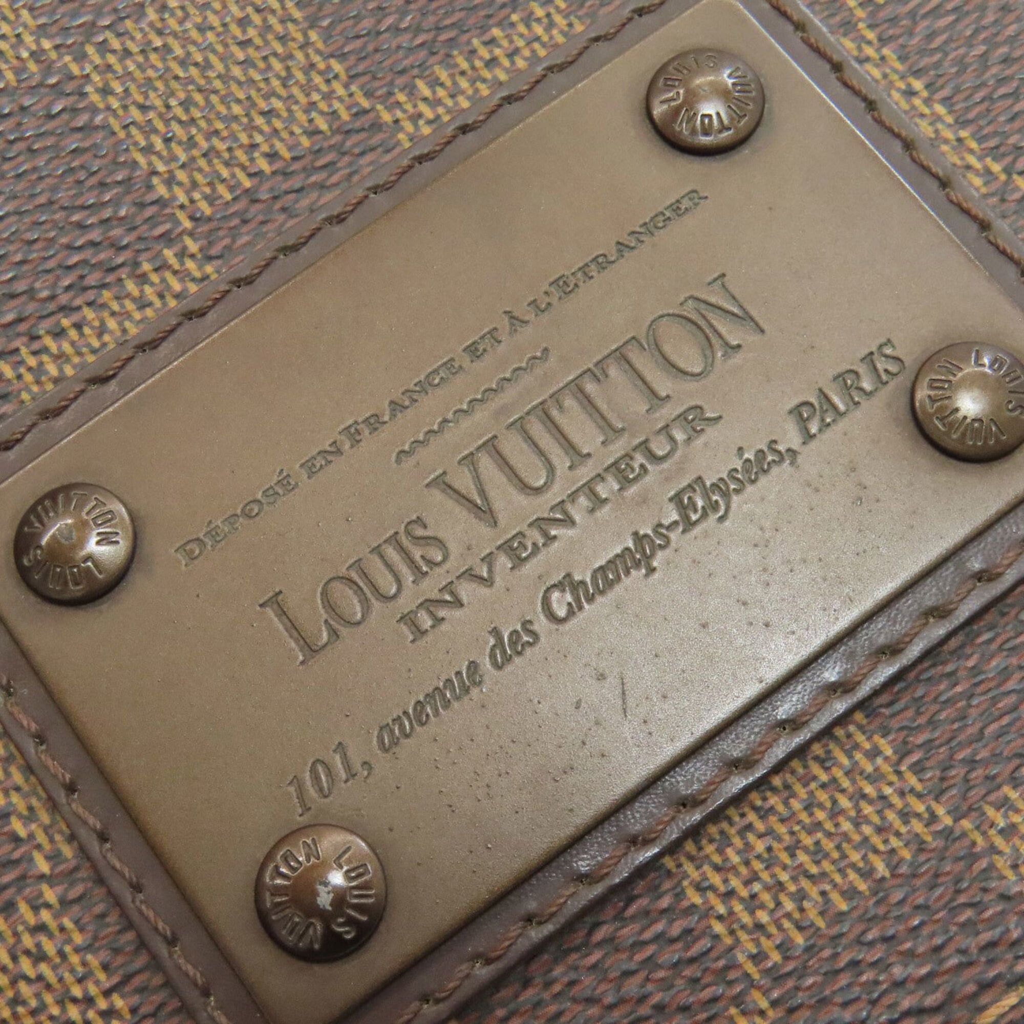 Louis Vuitton Louis Vuitton N51211 Brooklyn MM Shoulder Bag, Damier Canvas, Women's LOUIS VUITTON Size ONE SIZE - 16 Thumbnail