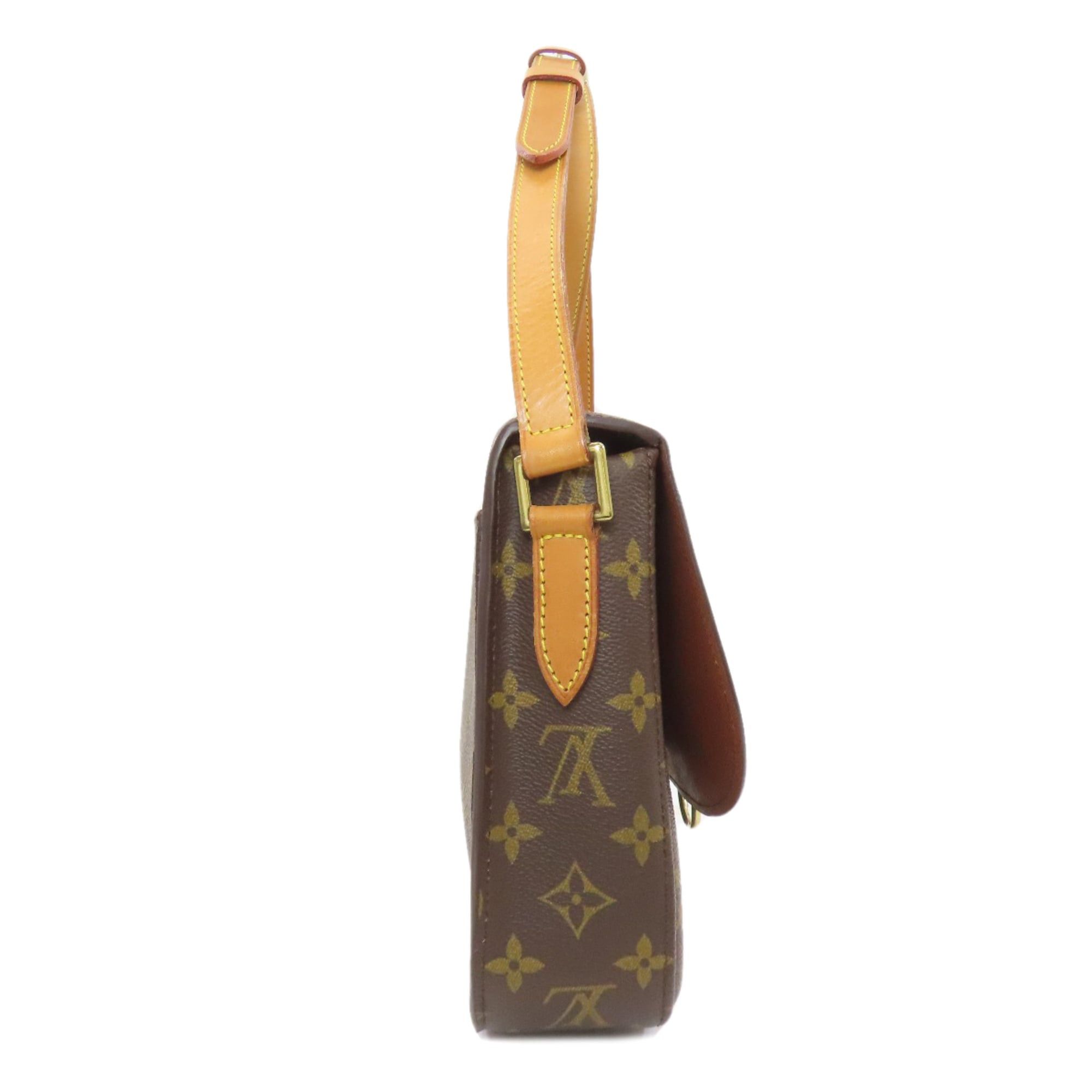 Louis Vuitton Louis Vuitton M51242 Saint Cloud Shoulder Bag, Monogram Canvas, Women's LOUIS VUITTON Size ONE SIZE - 3 Thumbnail
