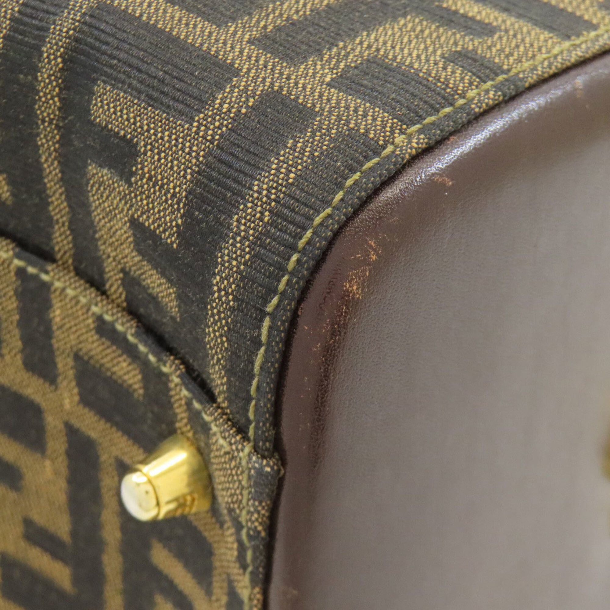 Fendi Fendi Mini Boston Zucca Pattern Handbag Canvas Women's FENDI Size ONE SIZE - 20 Thumbnail
