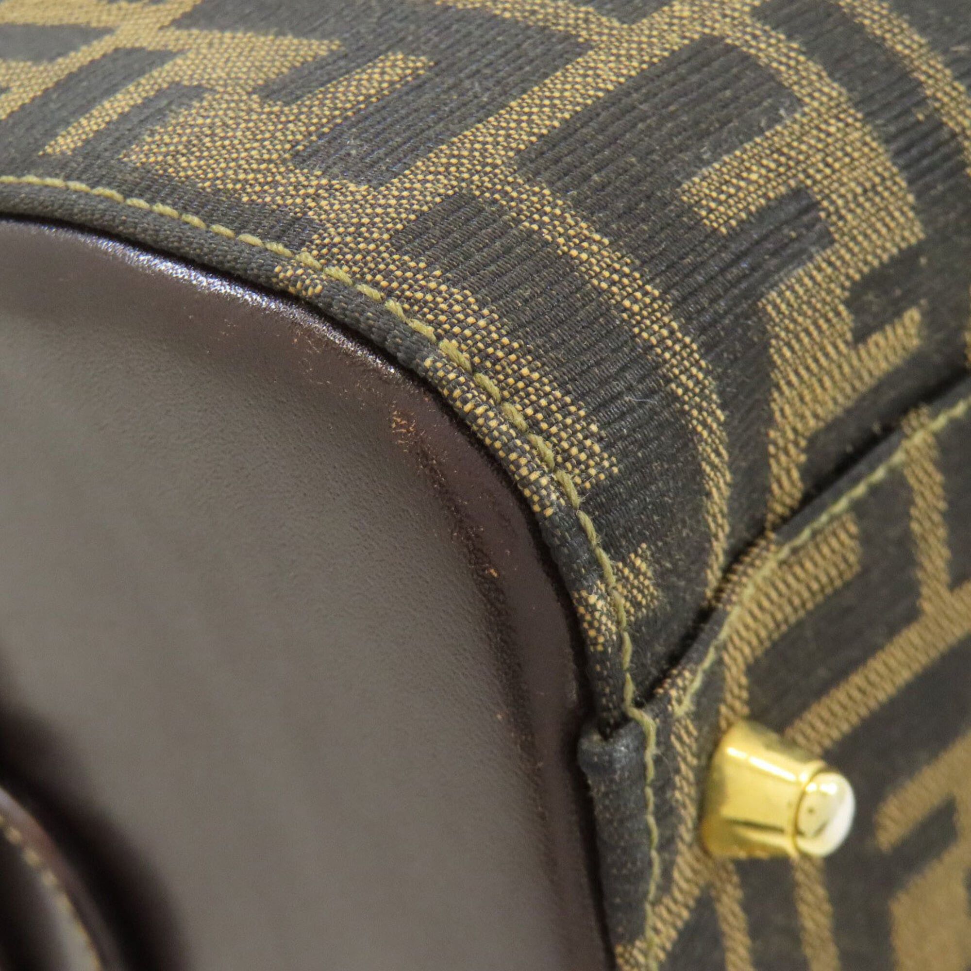 Fendi Fendi Mini Boston Zucca Pattern Handbag Canvas Women's FENDI Size ONE SIZE - 21 Thumbnail