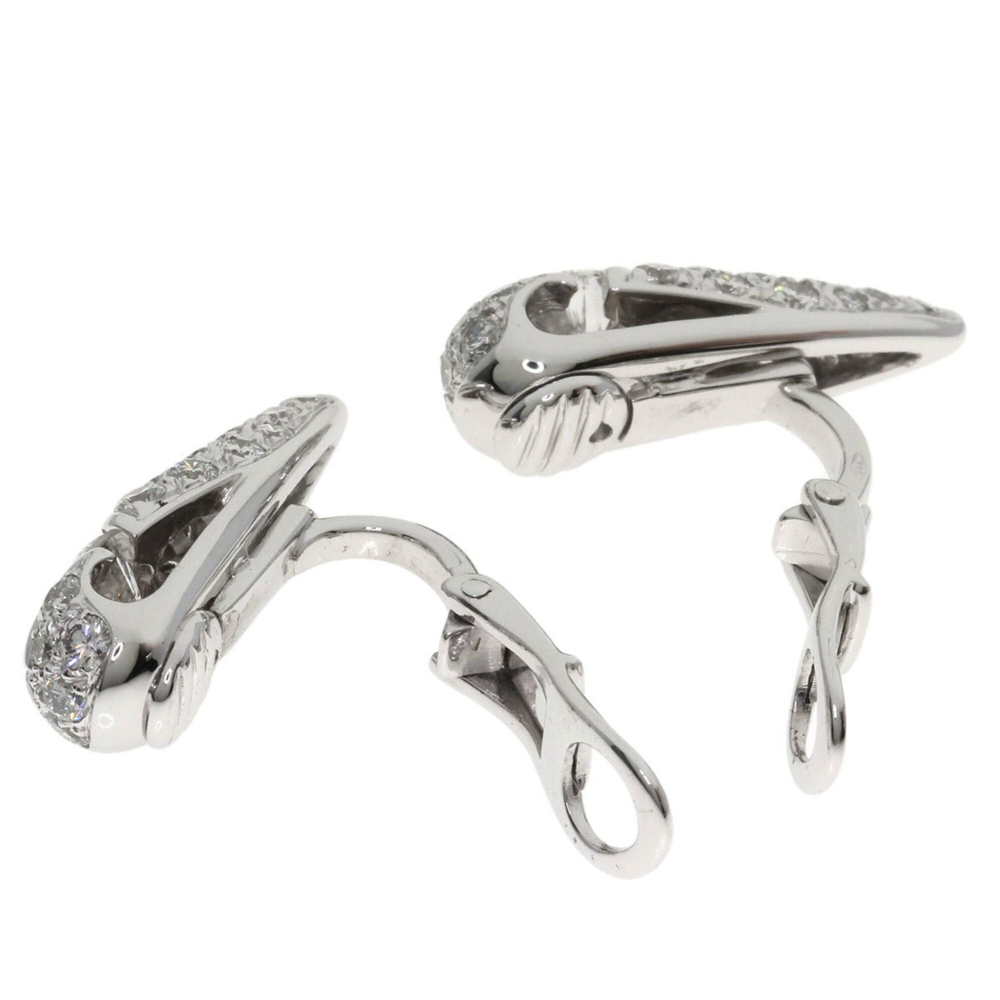 Bvlgari Bulgari Diamond Earrings, 18K White Gold, Women's, BVLGARI Size ONE SIZE - 3 Thumbnail