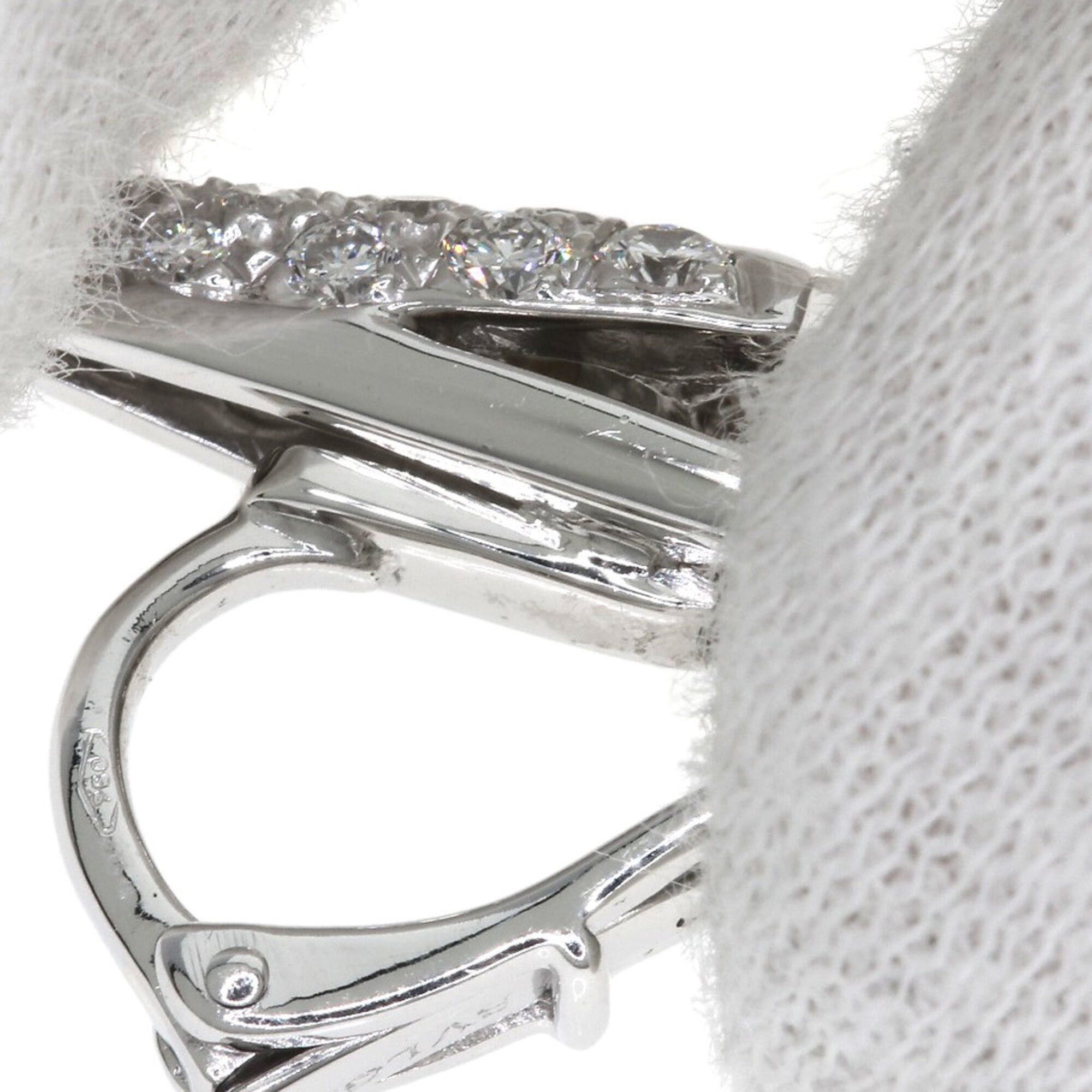 Bvlgari Bulgari Diamond Earrings, 18K White Gold, Women's, BVLGARI Size ONE SIZE - 8 Thumbnail