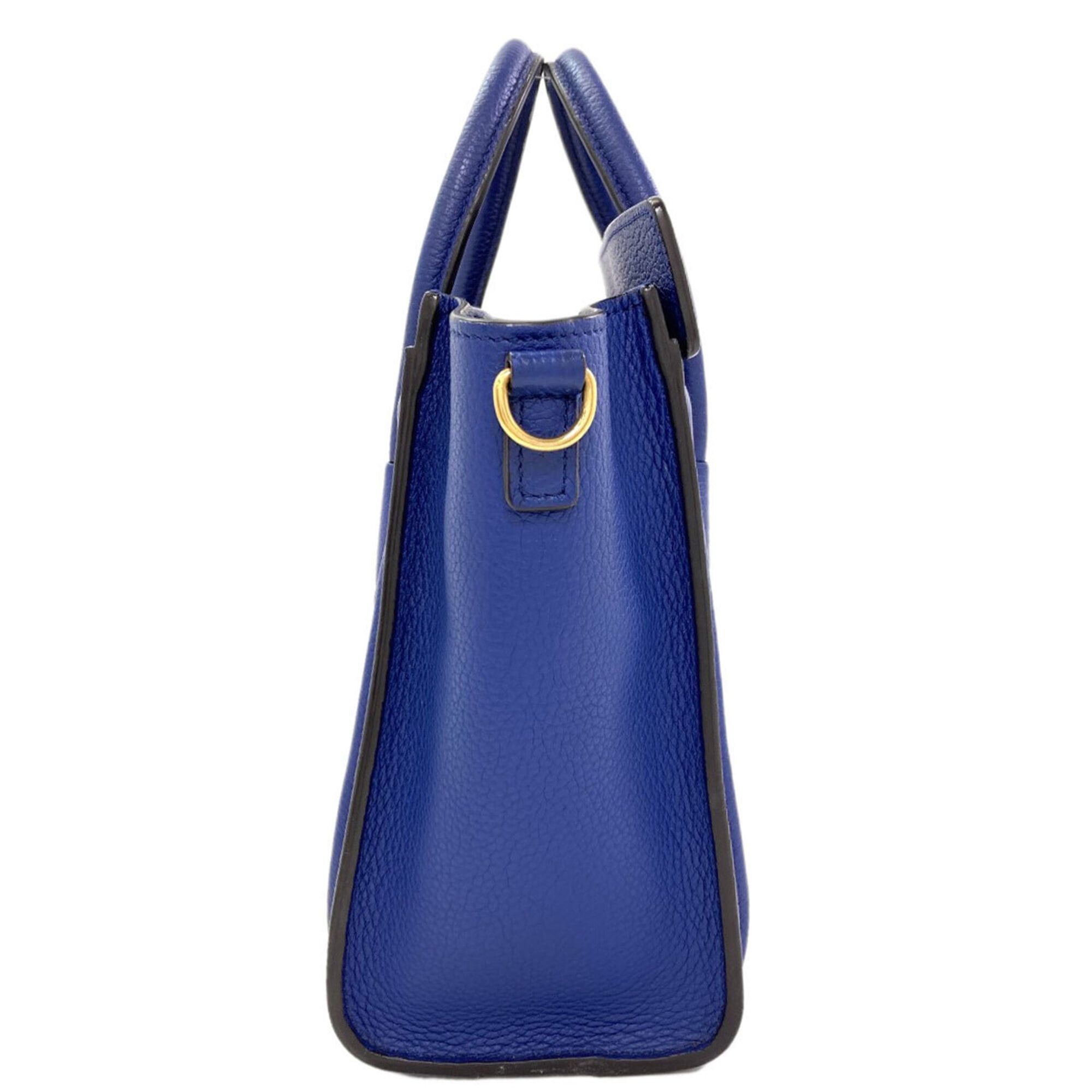 Celine Celine Luggage Nano 2-Way Handbag, Calfskin, Women's CELINE Size ONE SIZE - 3 Thumbnail