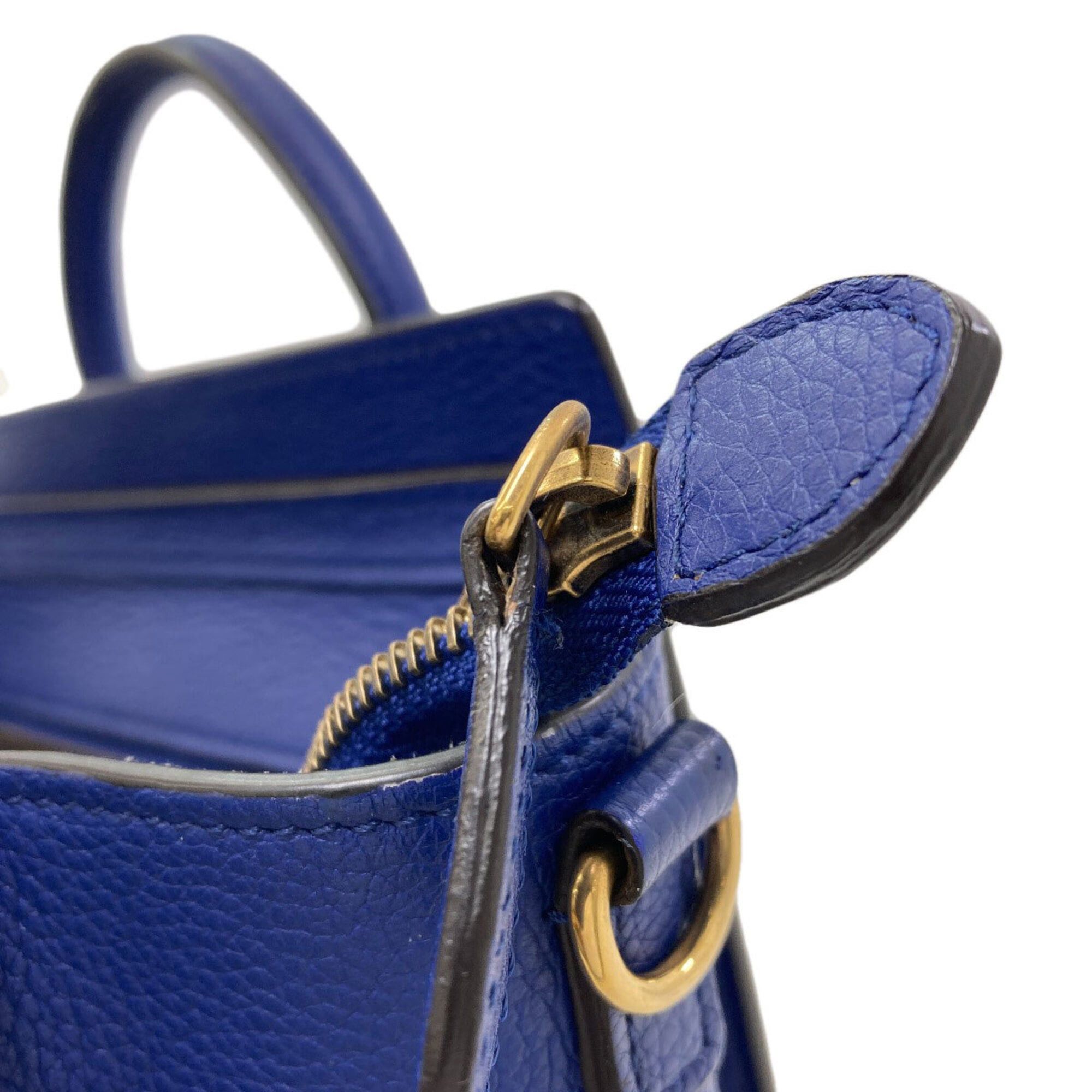 Celine Celine Luggage Nano 2-Way Handbag, Calfskin, Women's CELINE Size ONE SIZE - 13 Thumbnail