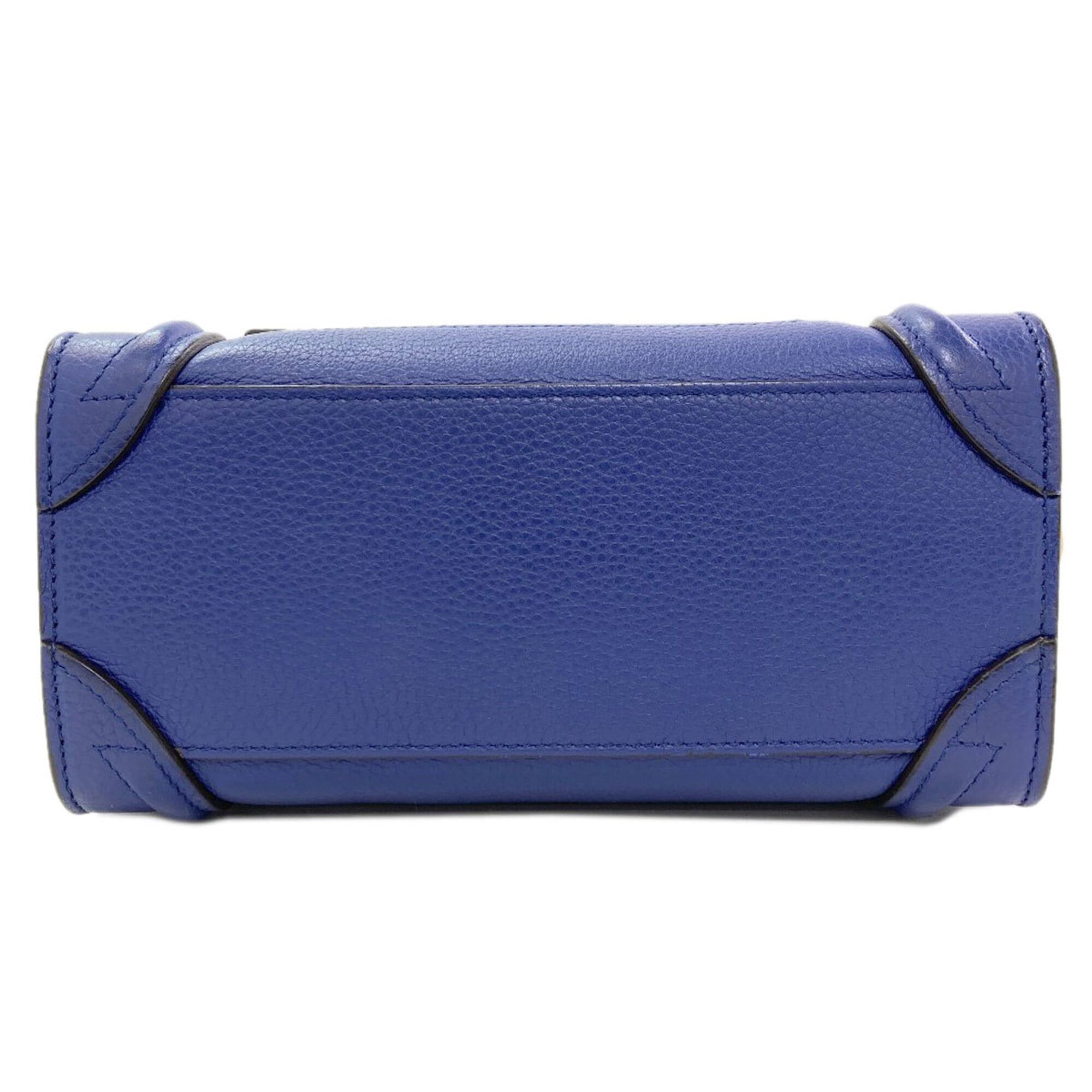 Celine Celine Luggage Nano 2-Way Handbag, Calfskin, Women's CELINE Size ONE SIZE - 4 Thumbnail