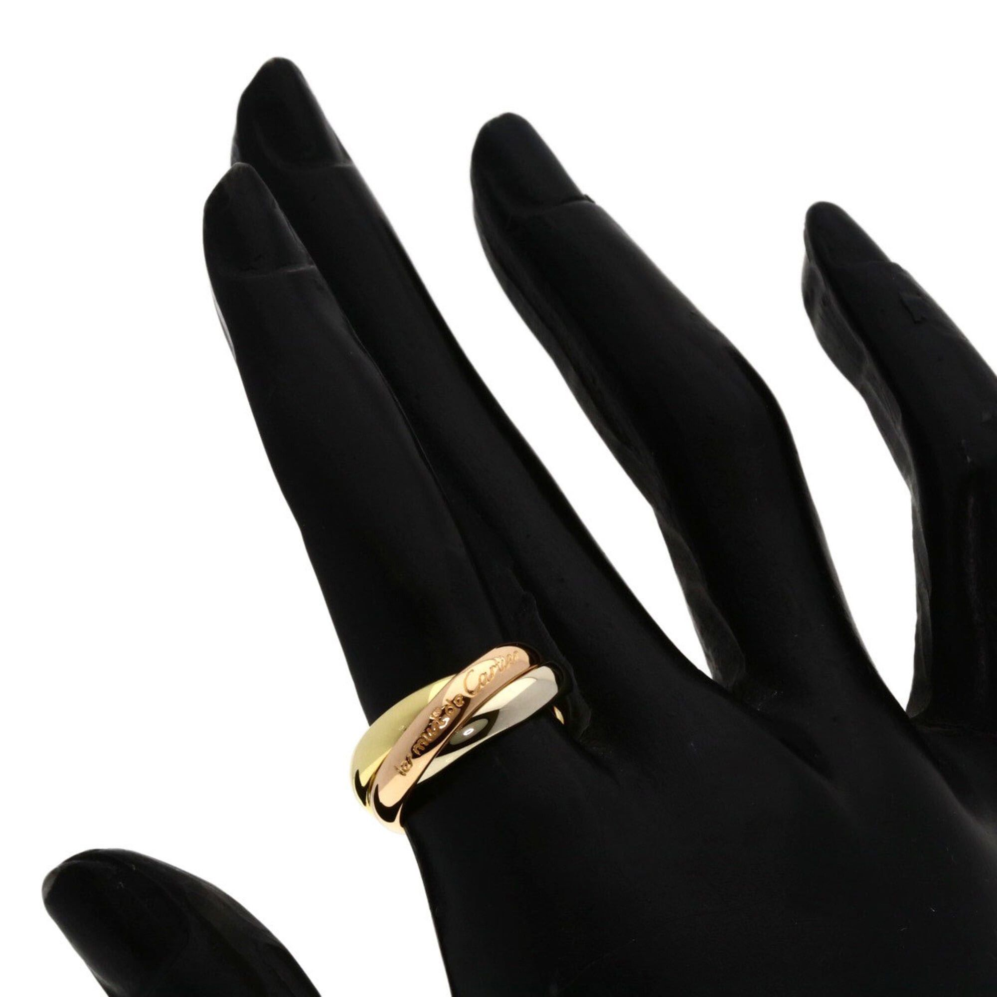 Cartier Cartier Trinity #51 Ring - 18K Yellow Gold/18K White Pink Gold Women's CARTIER Size ONE SIZE - 4 Thumbnail