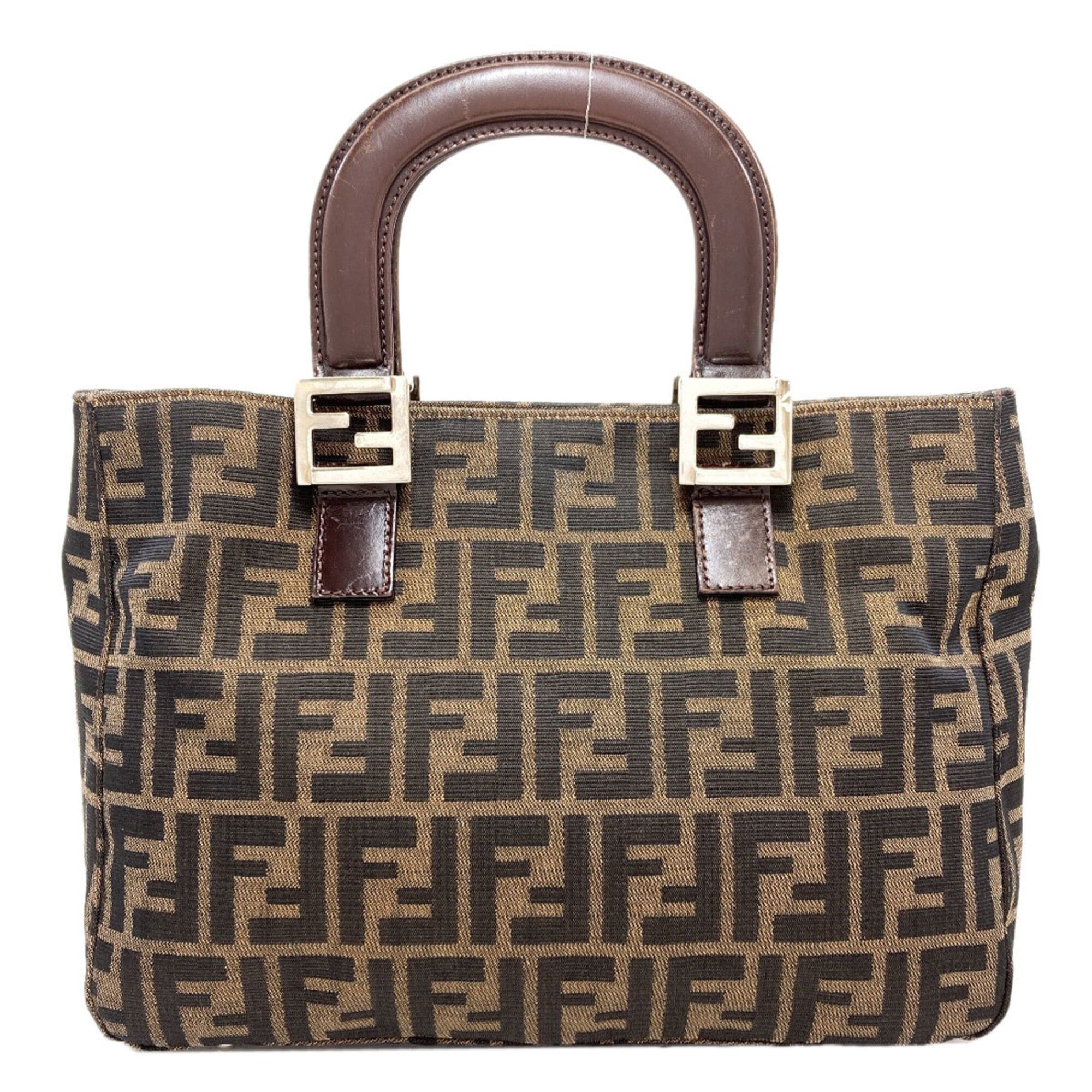 Fendi Fendi Zucca pattern canvas handbag for women FENDI Size ONE SIZE - 2 Thumbnail