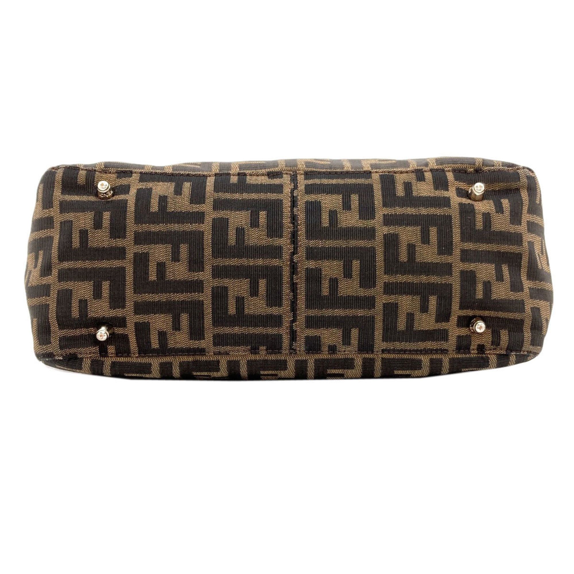 Fendi Fendi Zucca pattern canvas handbag for women FENDI Size ONE SIZE - 4 Thumbnail