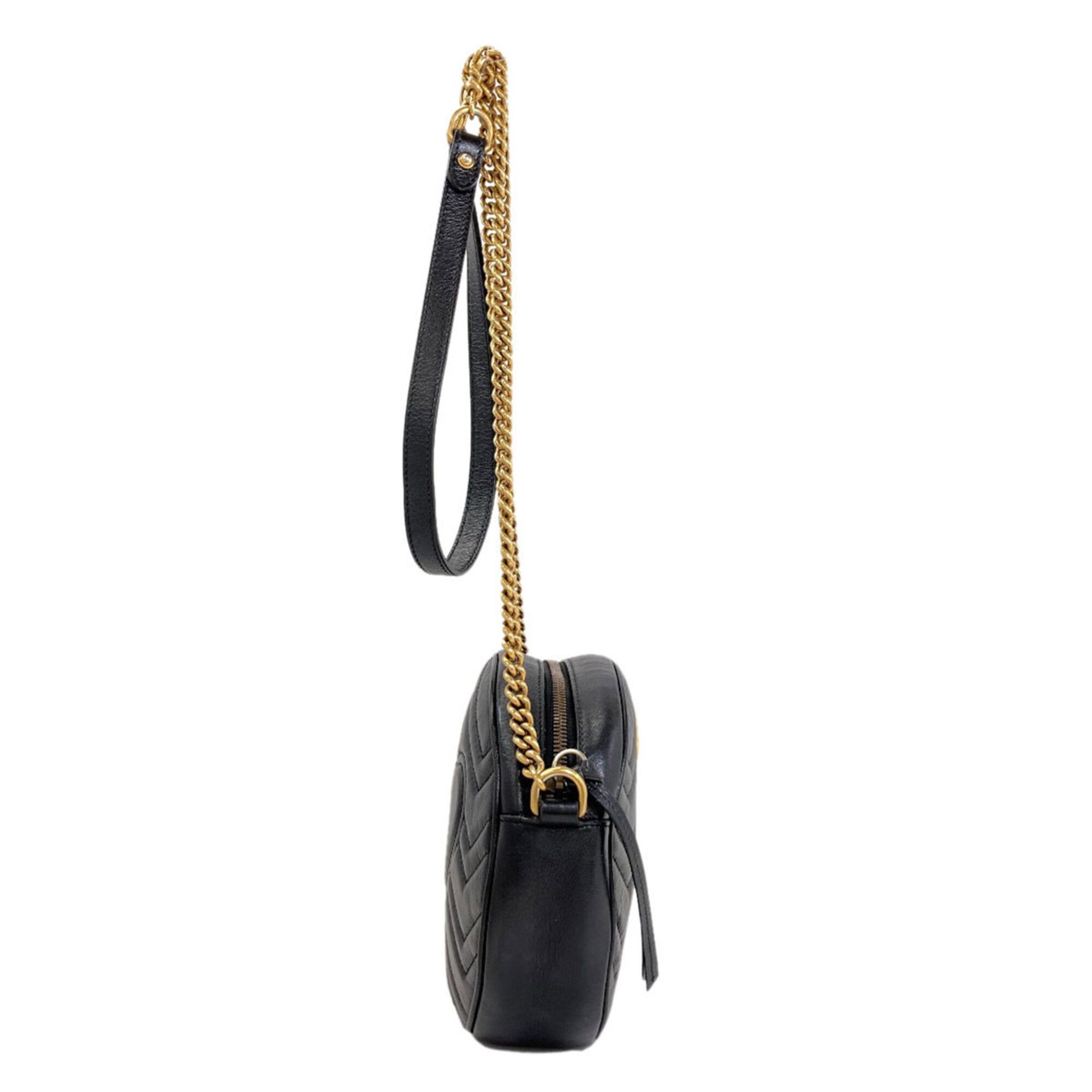 Gucci Gucci 550154 GG Marmont Shoulder Bag, Calfskin, Women's GUCCI Size ONE SIZE - 3 Thumbnail