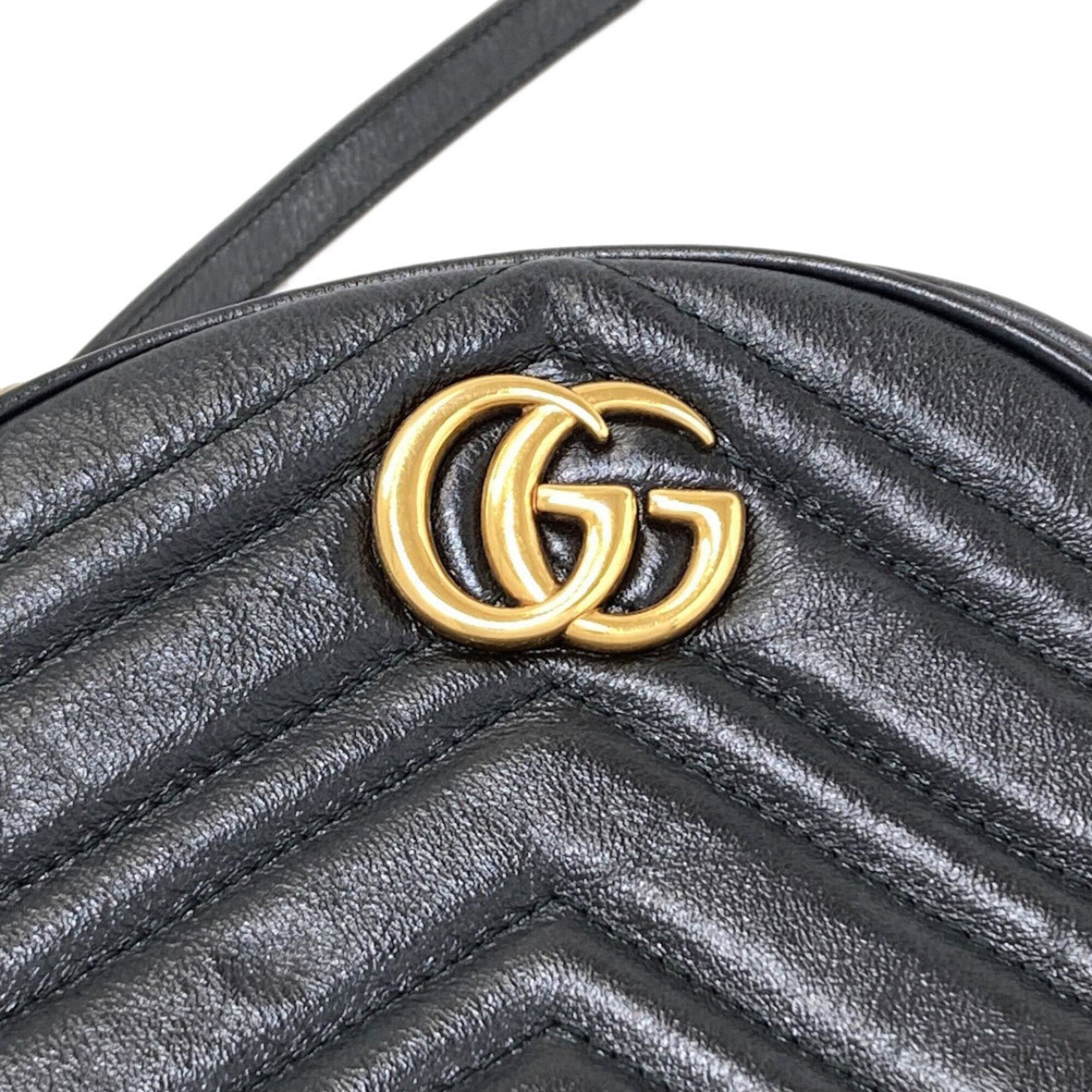 Gucci Gucci 550154 GG Marmont Shoulder Bag, Calfskin, Women's GUCCI Size ONE SIZE - 12 Thumbnail