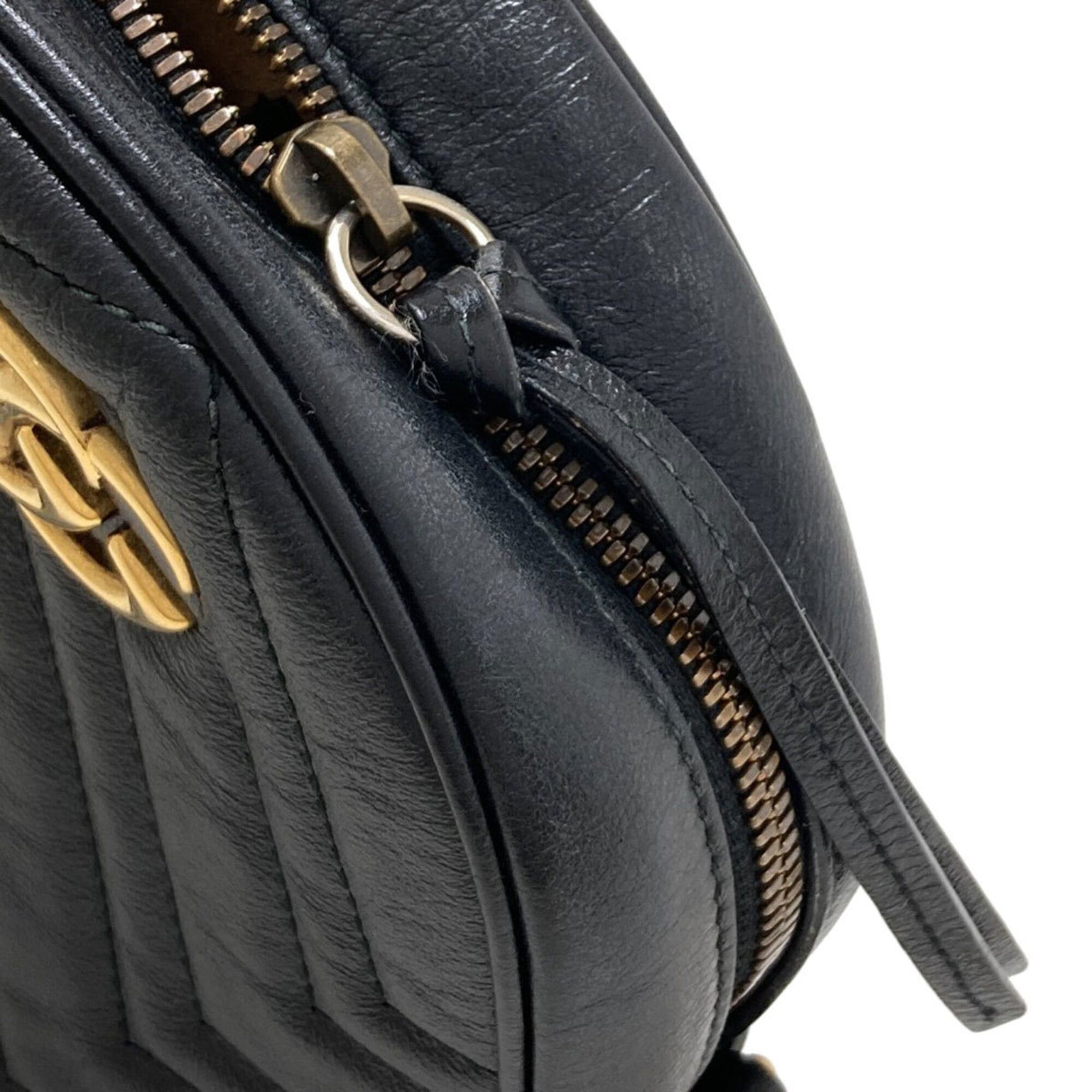 Gucci Gucci 550154 GG Marmont Shoulder Bag, Calfskin, Women's GUCCI Size ONE SIZE - 15 Thumbnail