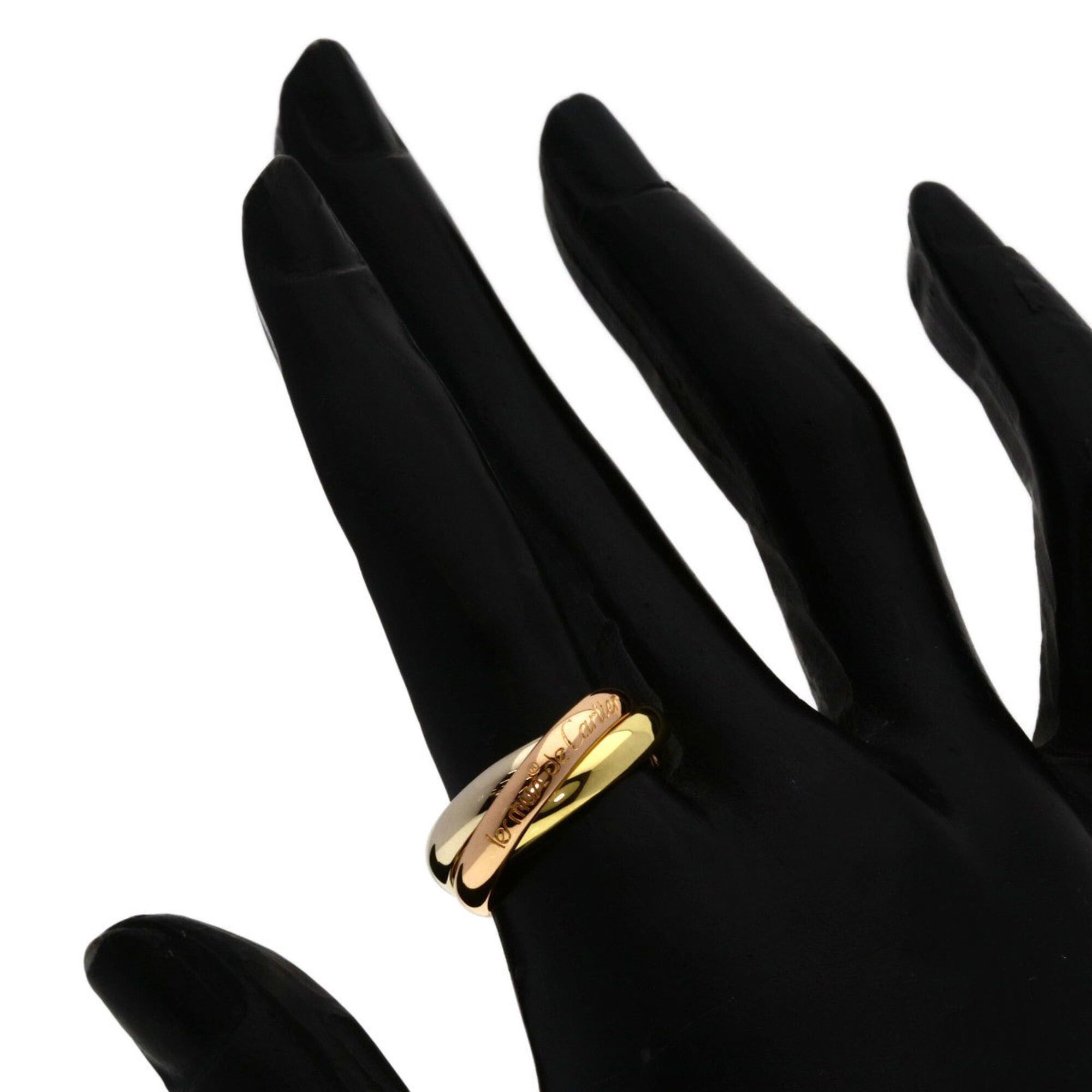 Cartier Cartier Trinity #53 Ring - 18K Yellow Gold/18K White Pink Gold Women's CARTIER Size ONE SIZE - 5 Thumbnail