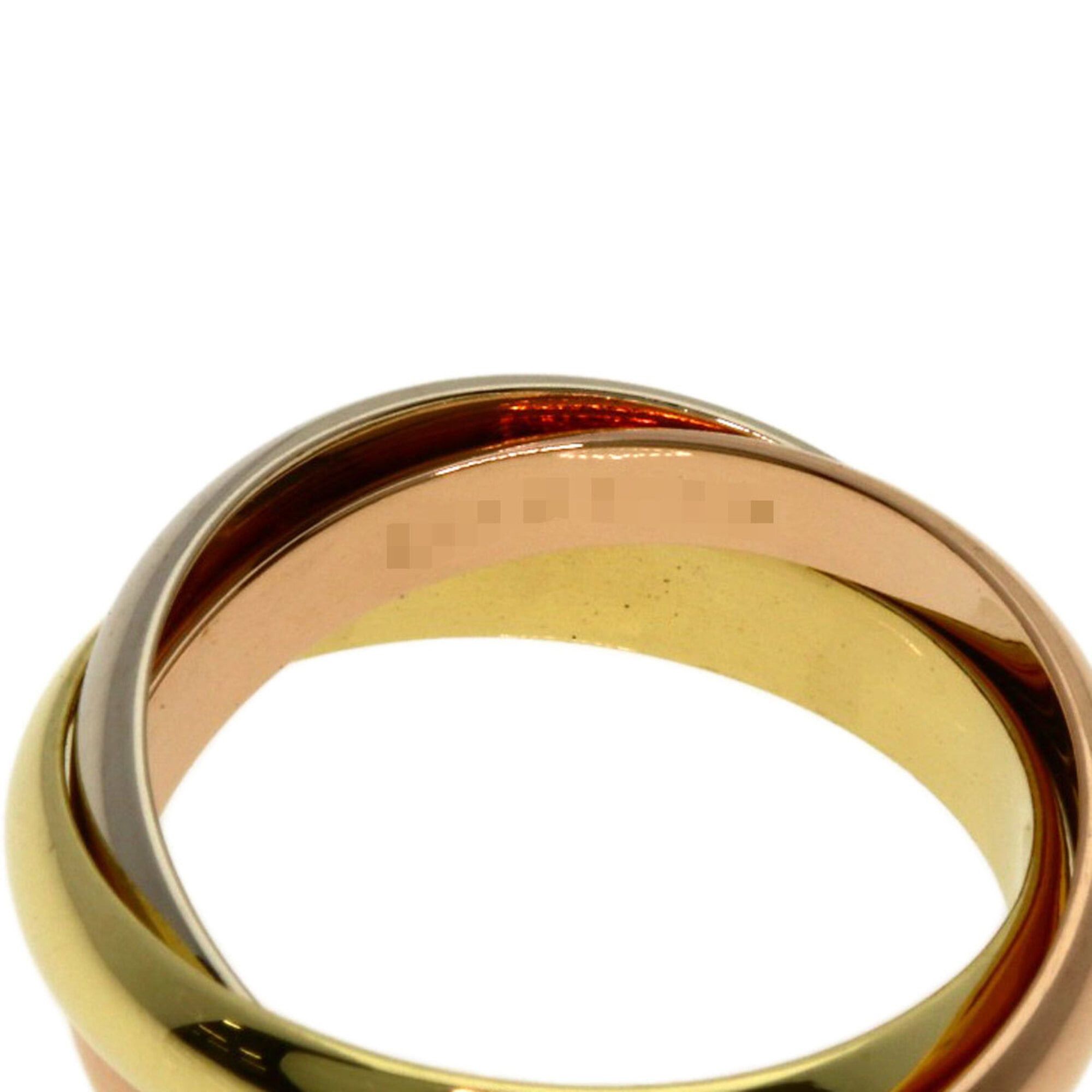 Cartier Cartier Trinity #53 Ring - 18K Yellow Gold/18K White Pink Gold Women's CARTIER Size ONE SIZE - 4 Thumbnail