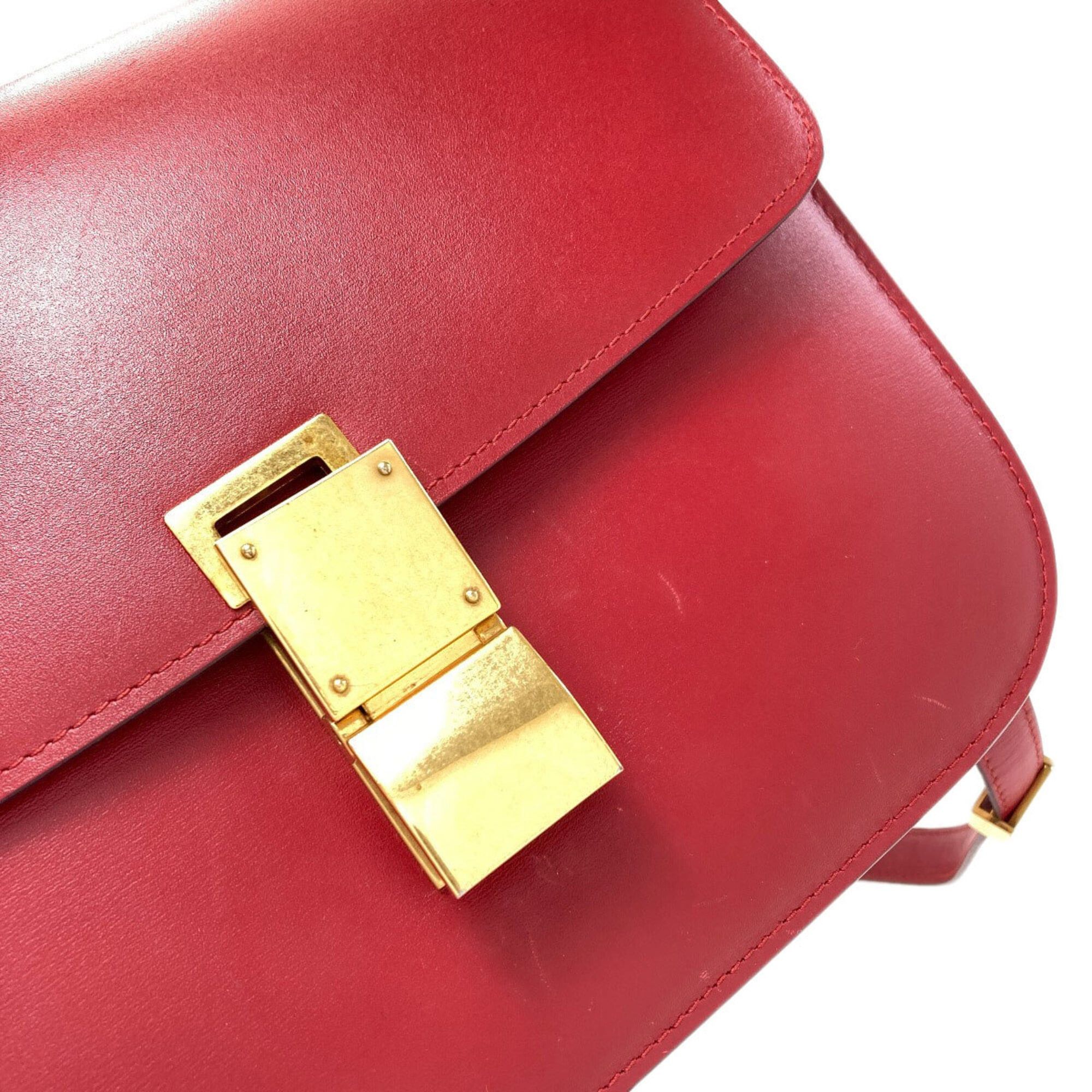 Celine Celine Classic Box Shoulder Bag, Calfskin, Women's Size ONE SIZE - 16 Thumbnail