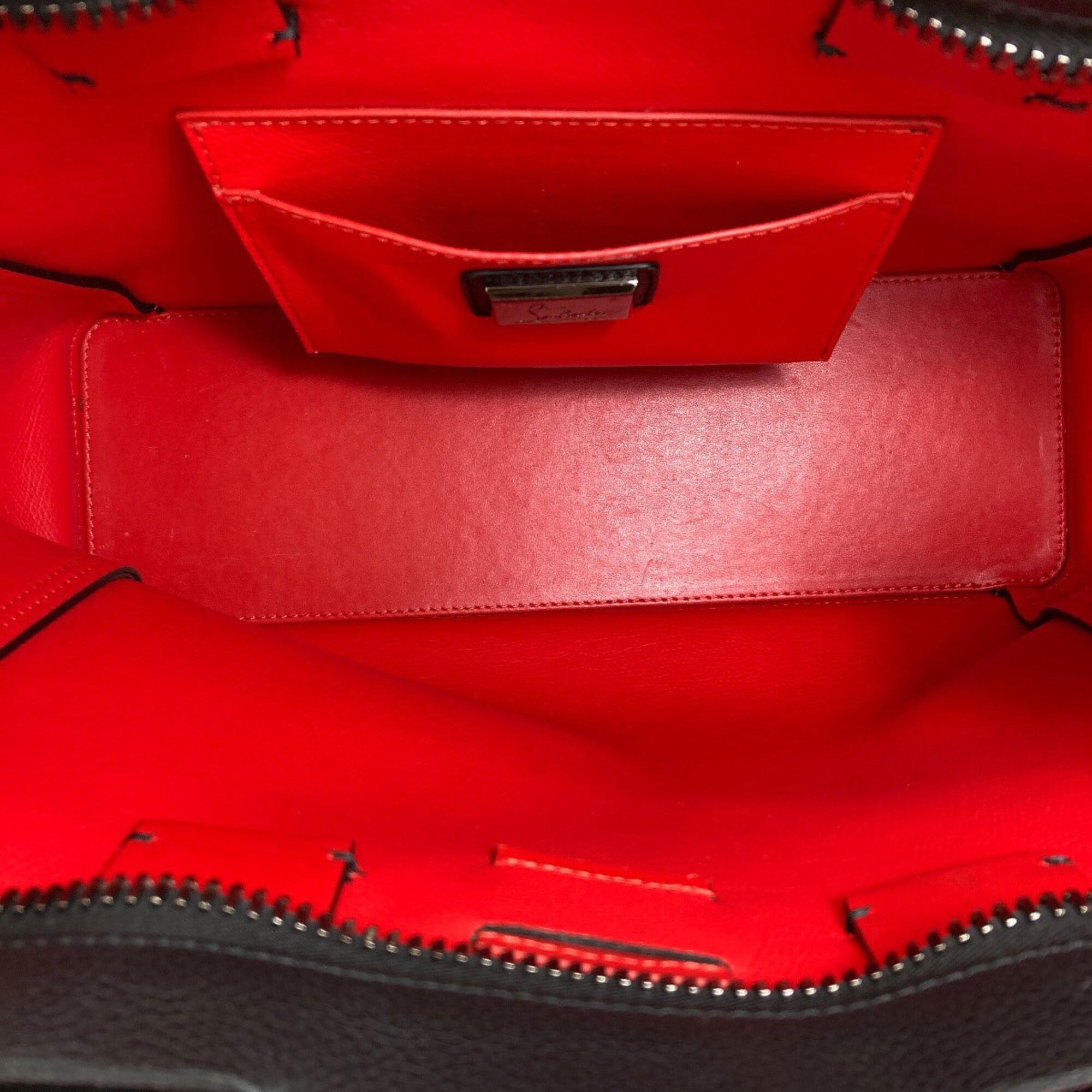 Christian Louboutin Christian Louboutin Cabiker Tote Bag Leather Women's Size ONE SIZE - 5 Thumbnail