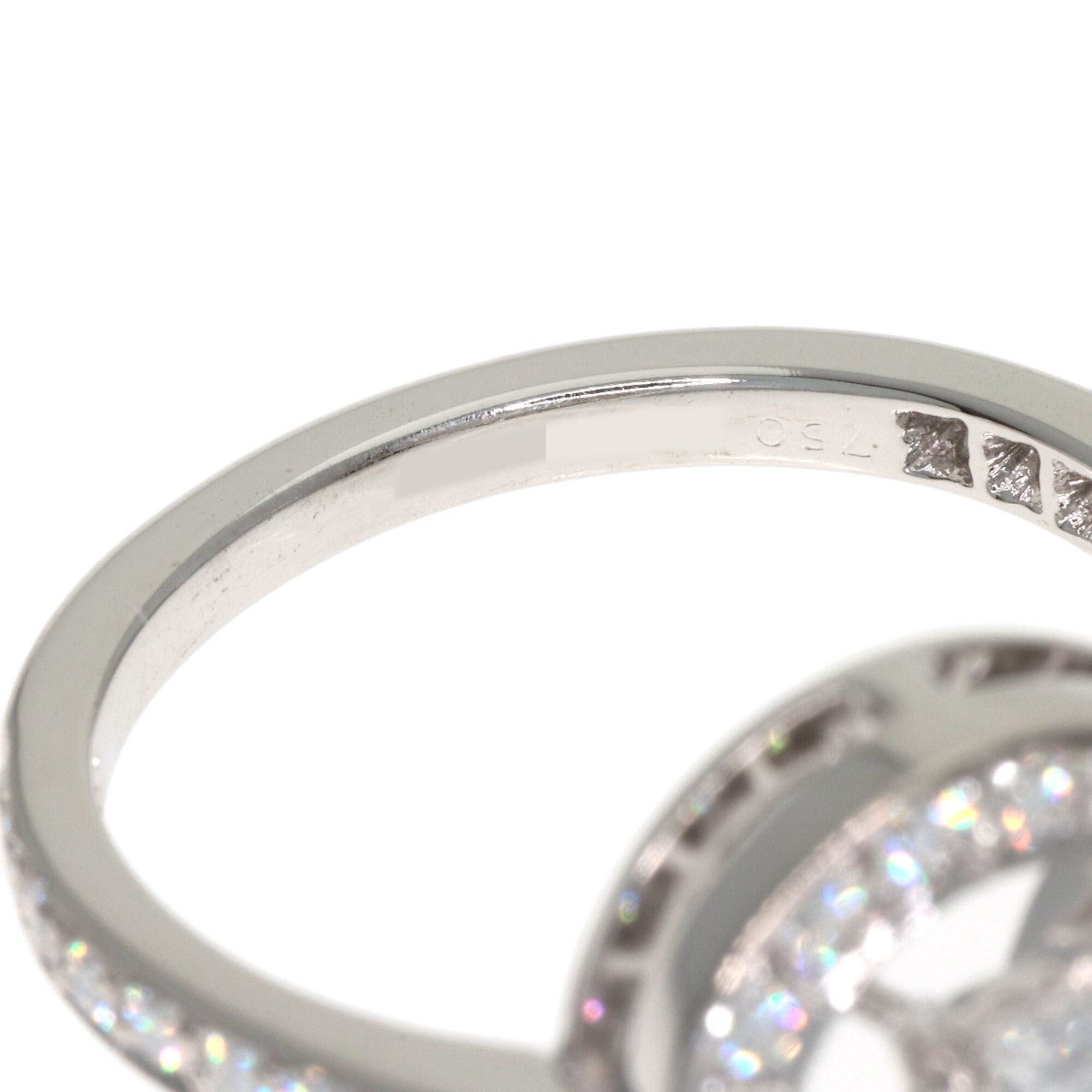 Other Boucheron Avalonde Diamond Ring #50, 18K White Gold, Women's. Size ONE SIZE - 10 Thumbnail
