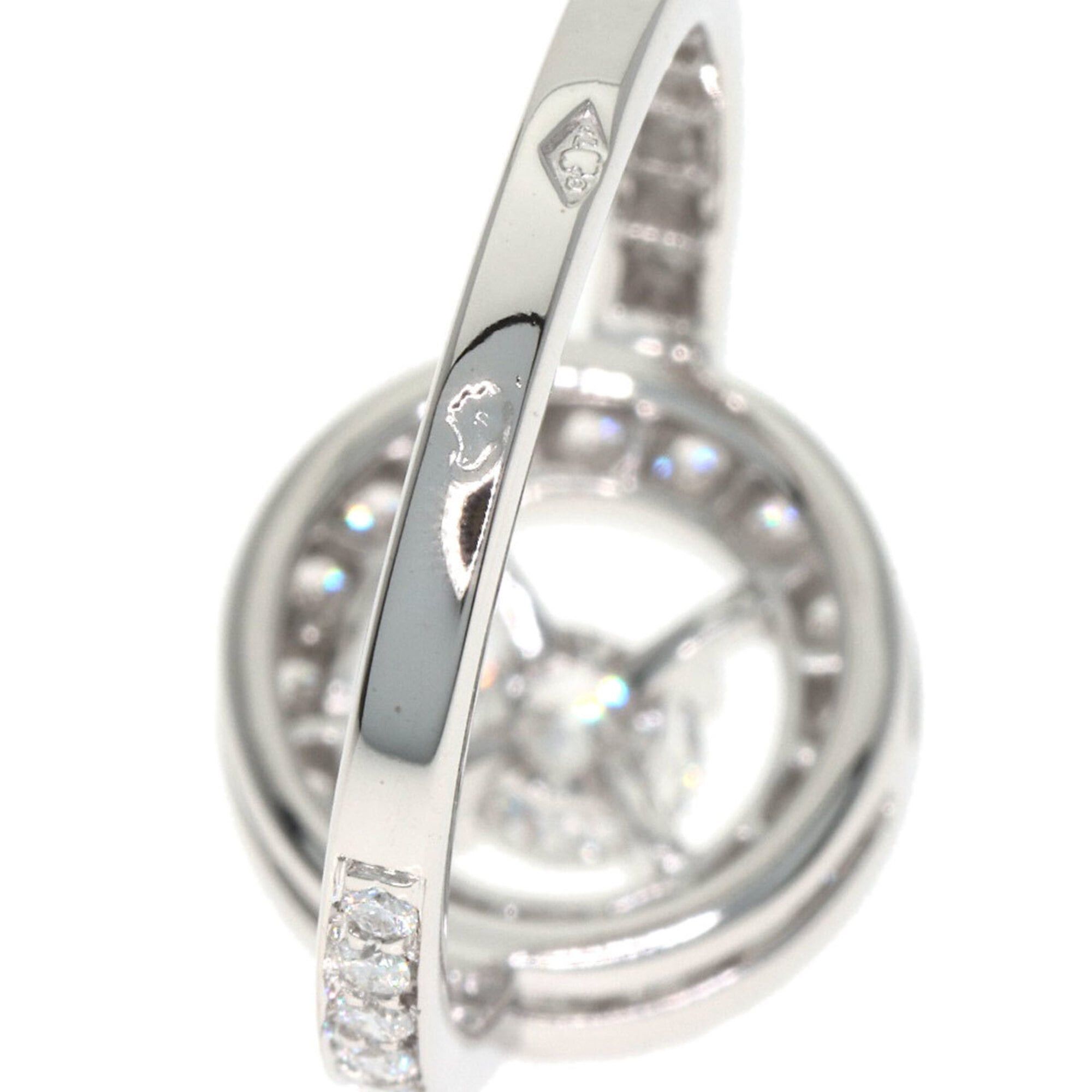 Other Boucheron Avalonde Diamond Ring #50, 18K White Gold, Women's. Size ONE SIZE - 7 Thumbnail