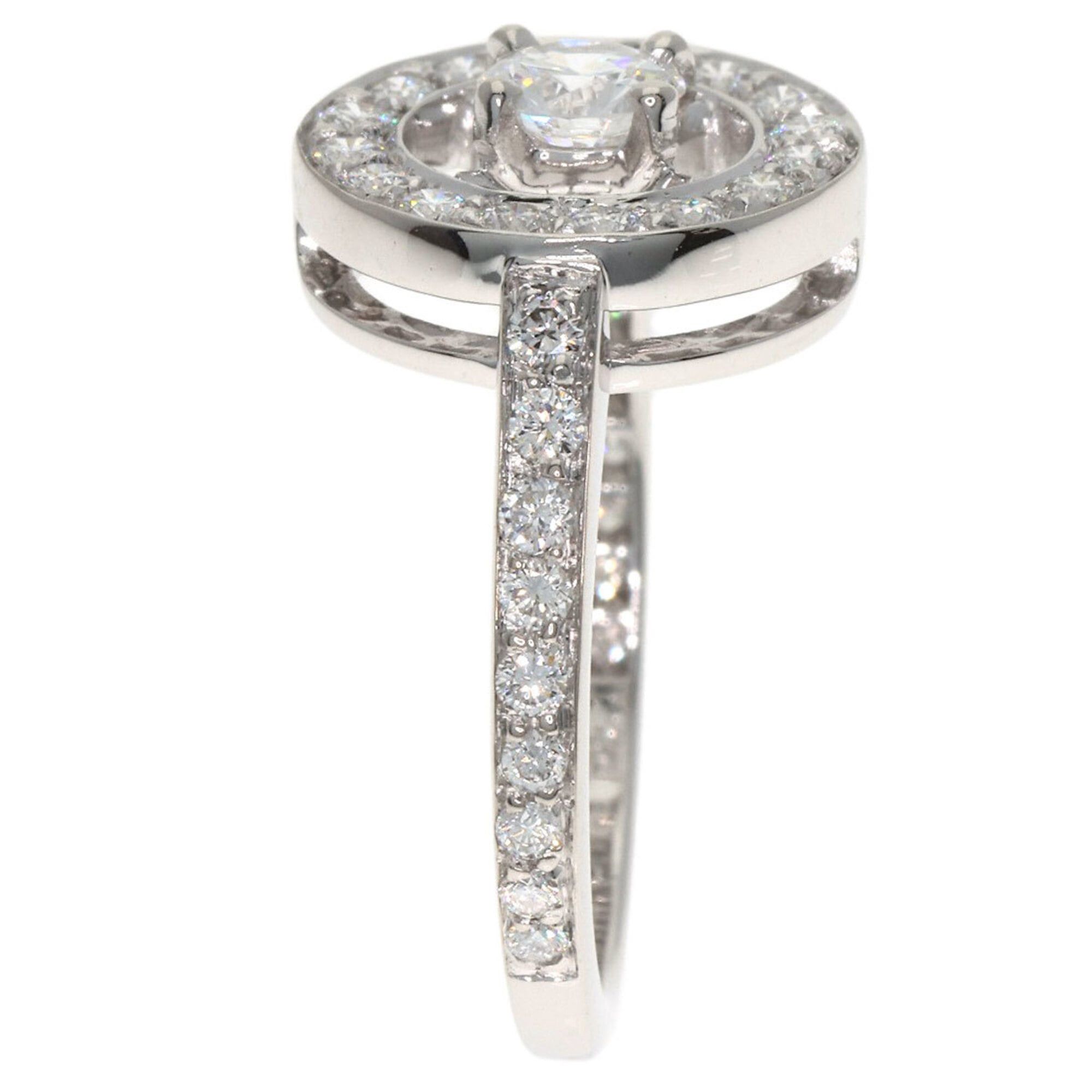 Other Boucheron Avalonde Diamond Ring #50, 18K White Gold, Women's. Size ONE SIZE - 3 Thumbnail