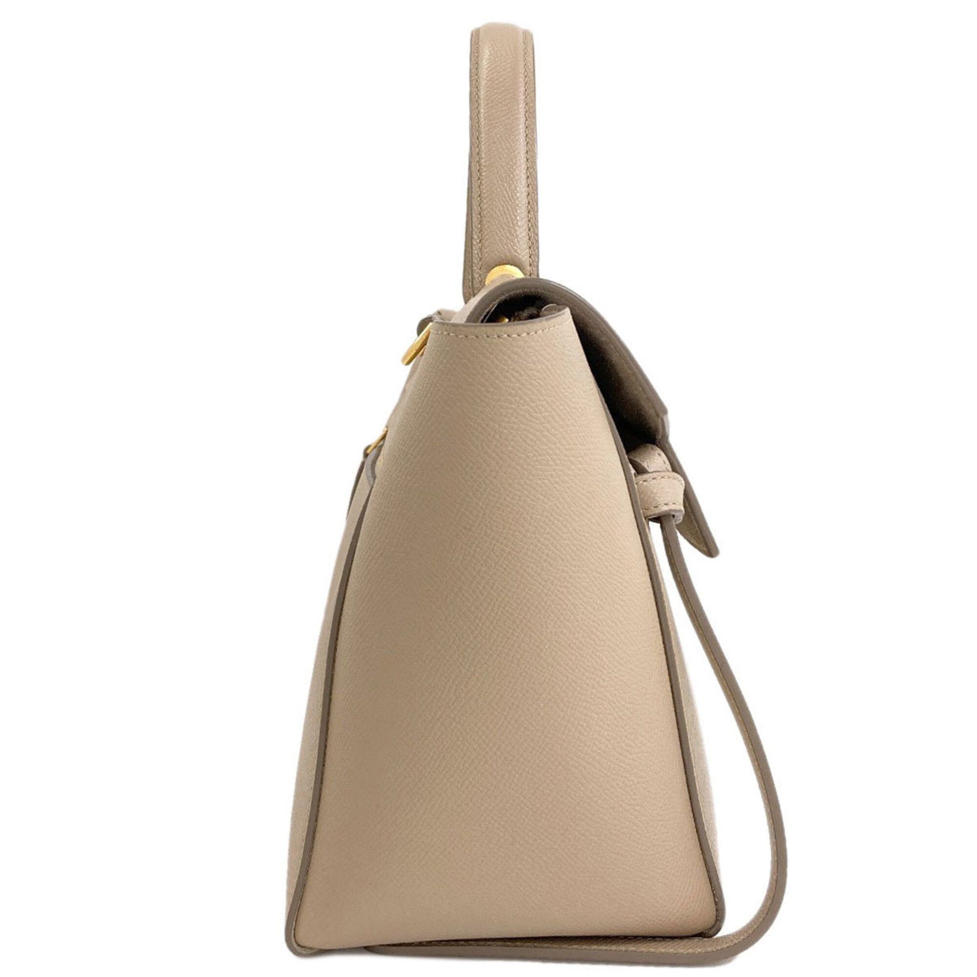 Celine Celine Belt Bag Micro 2-Way Handbag Calfskin Women's CELINE Size ONE SIZE - 3 Thumbnail