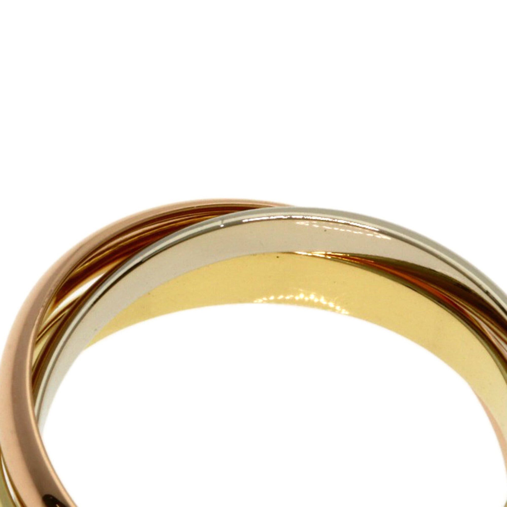Cartier Cartier Trinity SM #48 Ring - 18K Yellow Gold/18K White Pink Gold Women's CARTIER Size ONE SIZE - 5 Thumbnail