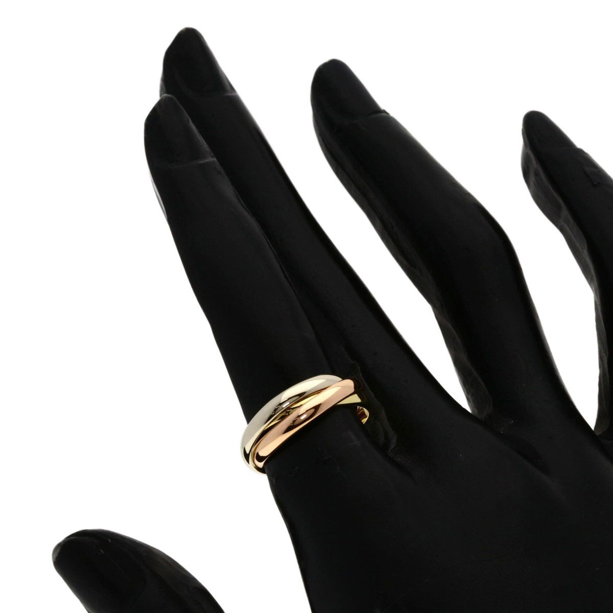 Cartier Cartier Trinity SM #48 Ring - 18K Yellow Gold/18K White Pink Gold Women's CARTIER Size ONE SIZE - 4 Thumbnail