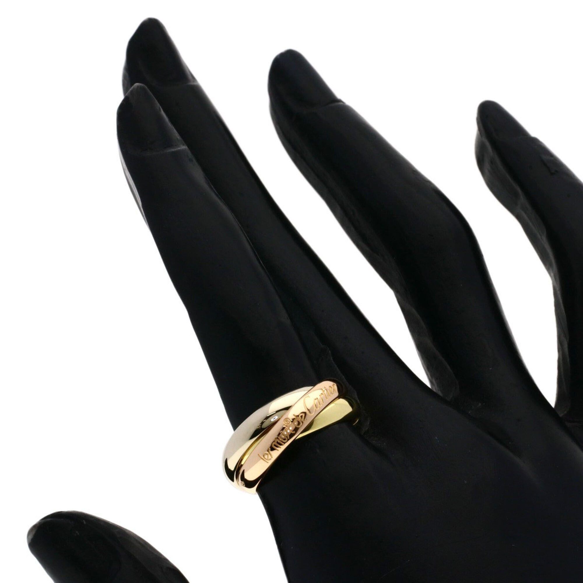 Cartier Cartier Trinity #51 Ring - 18K Yellow Gold/18K White Pink Gold Women's CARTIER Size ONE SIZE - 4 Thumbnail