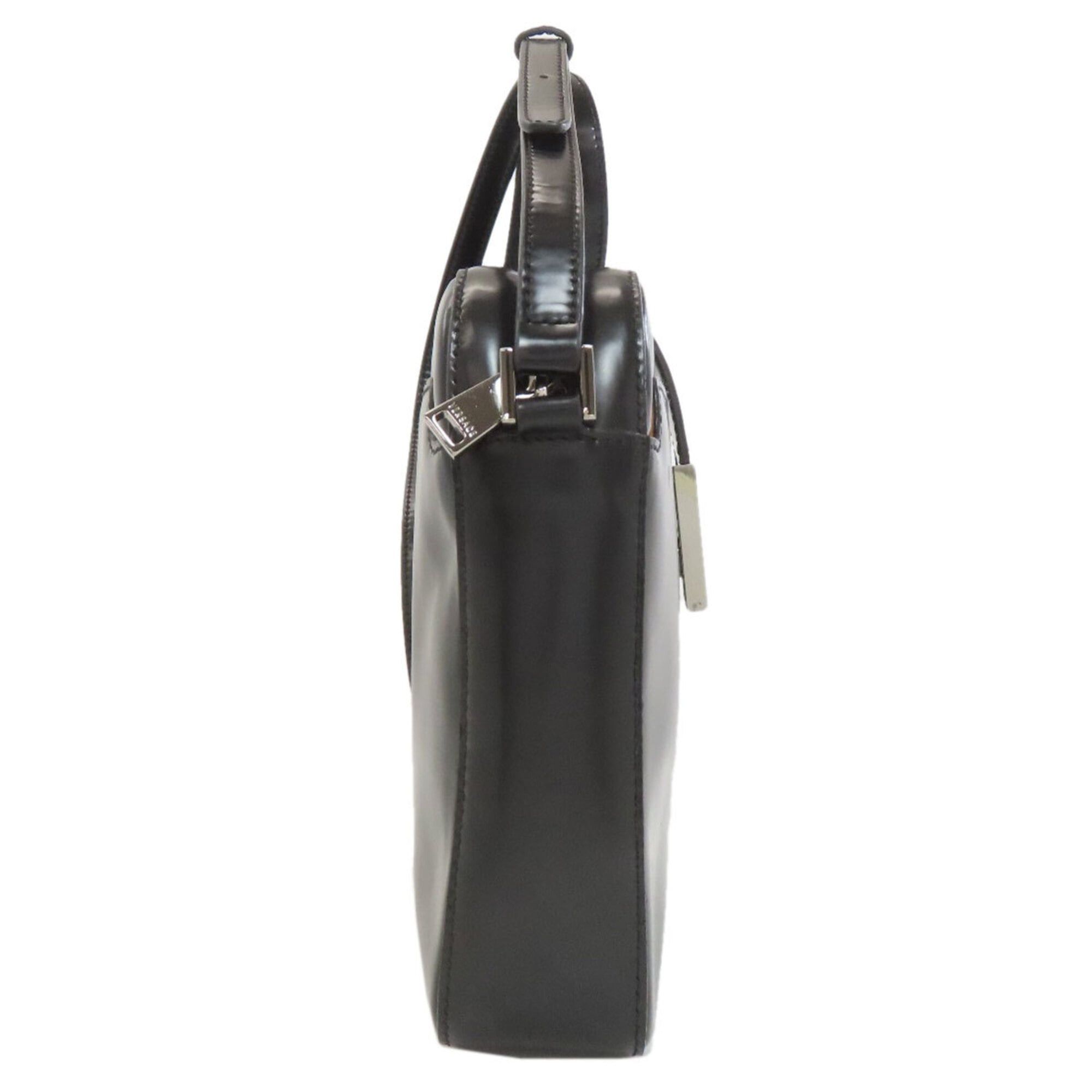 Versace Versace Logo Shoulder Bag Leather Women's VERSACE Size ONE SIZE - 3 Thumbnail