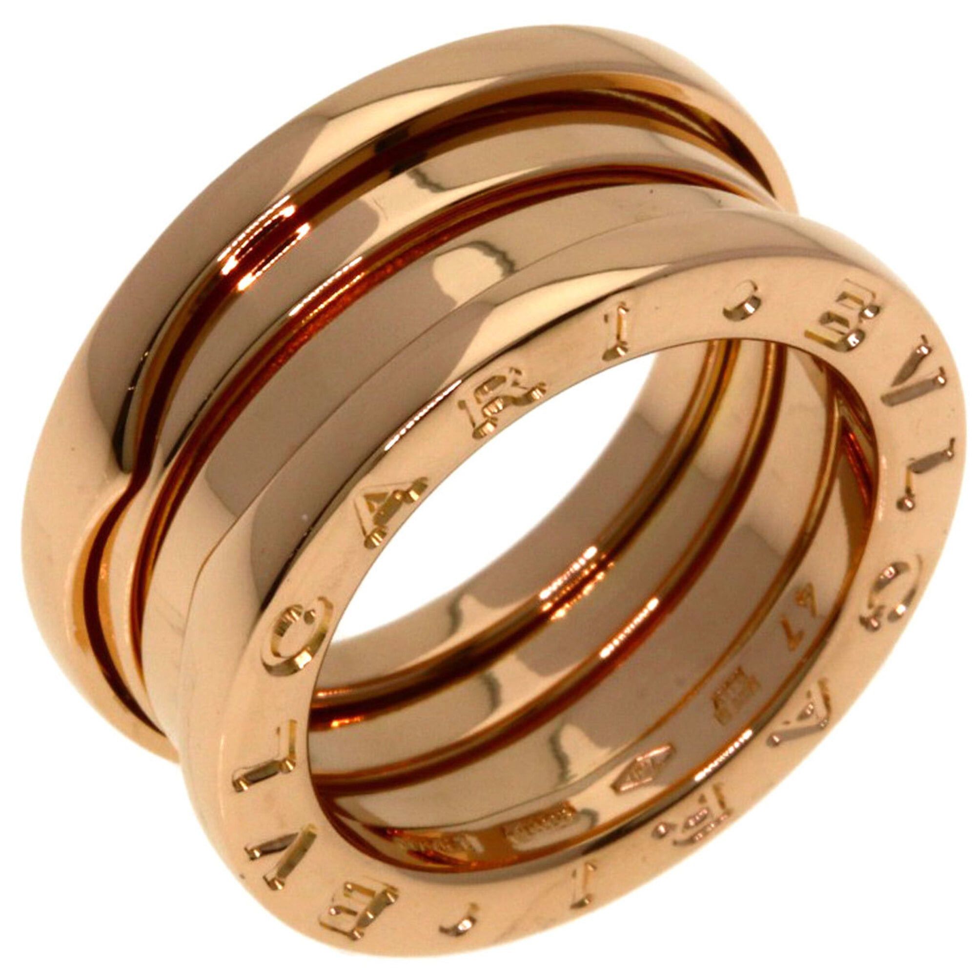 Bvlgari BVLGARI B-zero1 2-band ring #47, 18K pink gold, women's. Size ONE SIZE - 2 Thumbnail