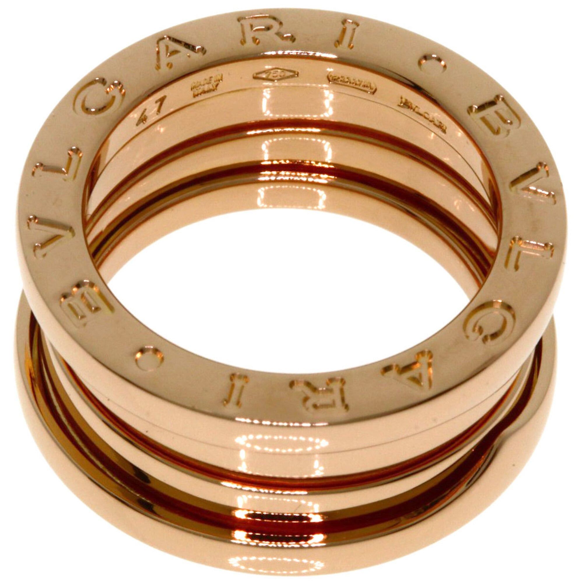 Bvlgari BVLGARI B-zero1 2-band ring #47, 18K pink gold, women's. Size ONE SIZE - 4 Thumbnail