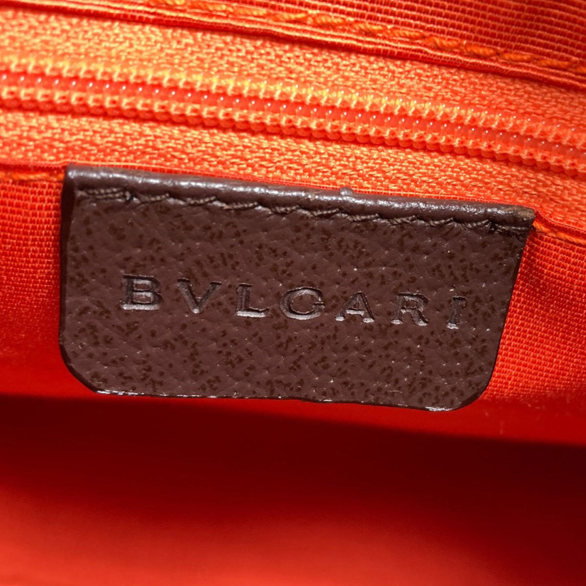 Bvlgari Bvlgari Bulgari Logomania Canvas Handbag for Women Size ONE SIZE - 6 Thumbnail