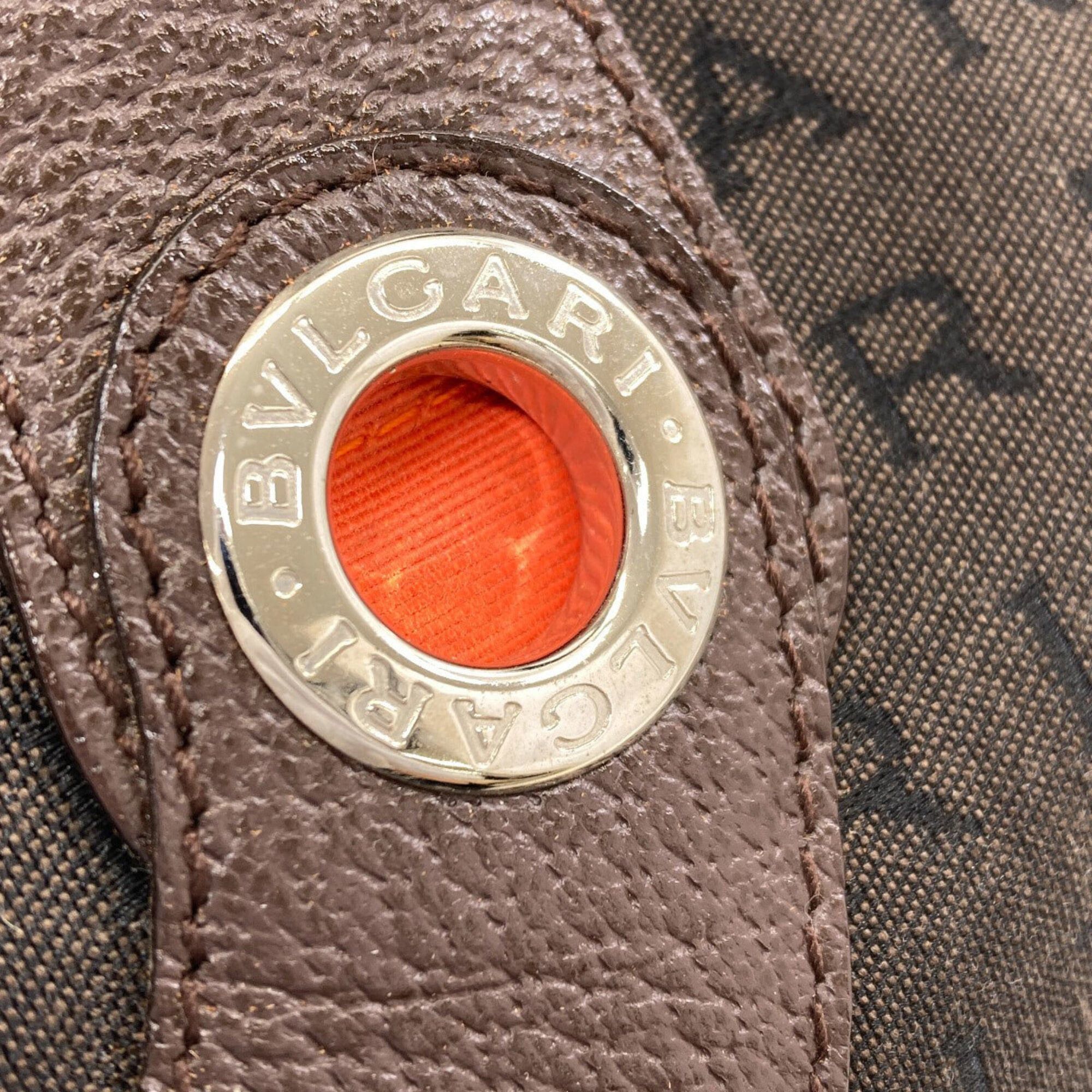 Bvlgari Bvlgari Bulgari Logomania Canvas Handbag for Women Size ONE SIZE - 9 Thumbnail