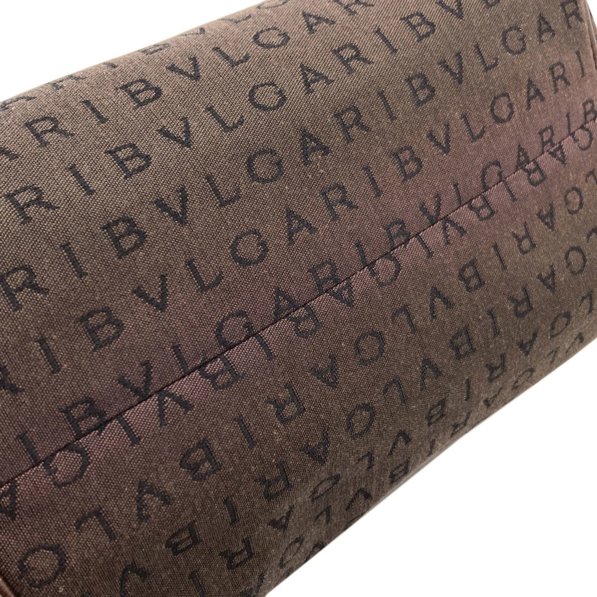 Bvlgari Bvlgari Bulgari Logomania Canvas Handbag for Women Size ONE SIZE - 8 Thumbnail